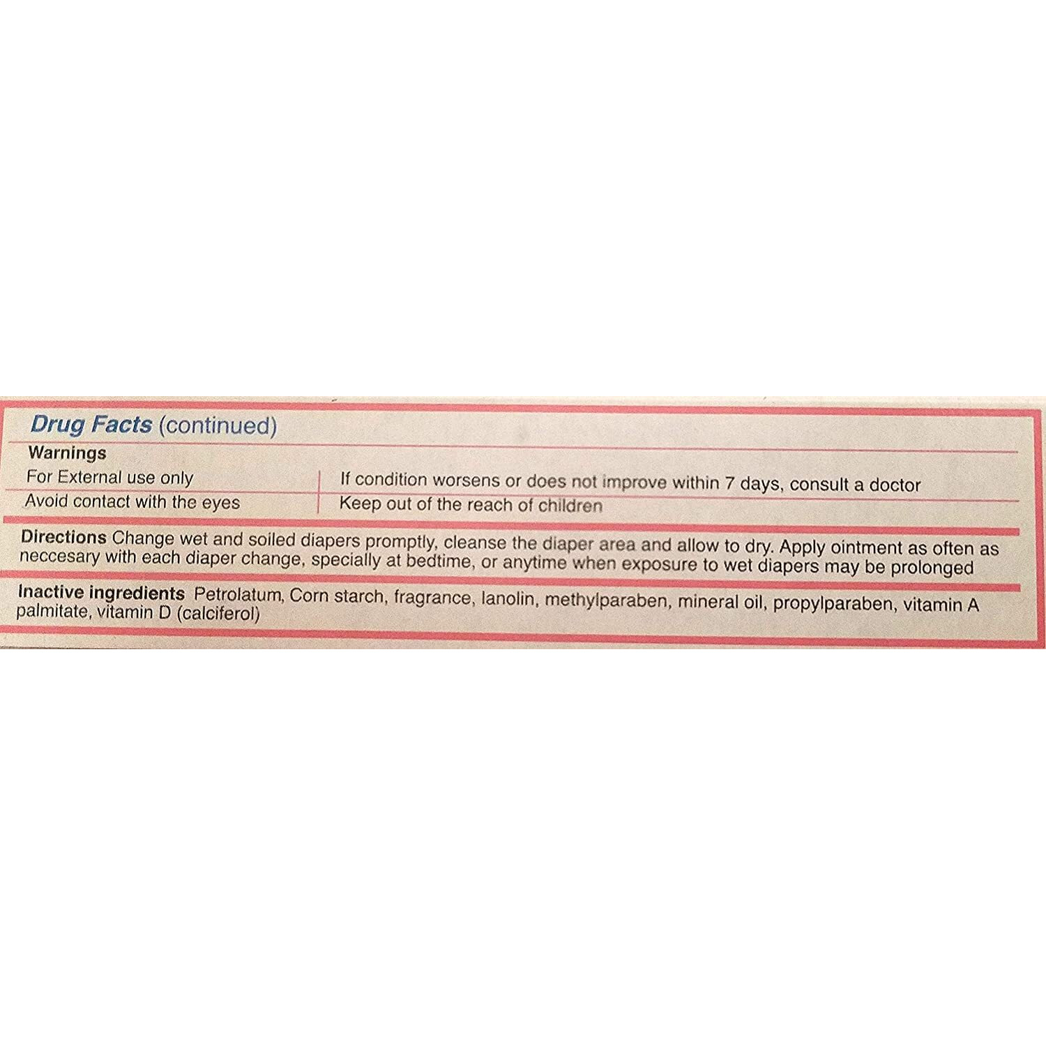 Vitacilina Bebe Diaper Rash Ointment 1.76 Oz