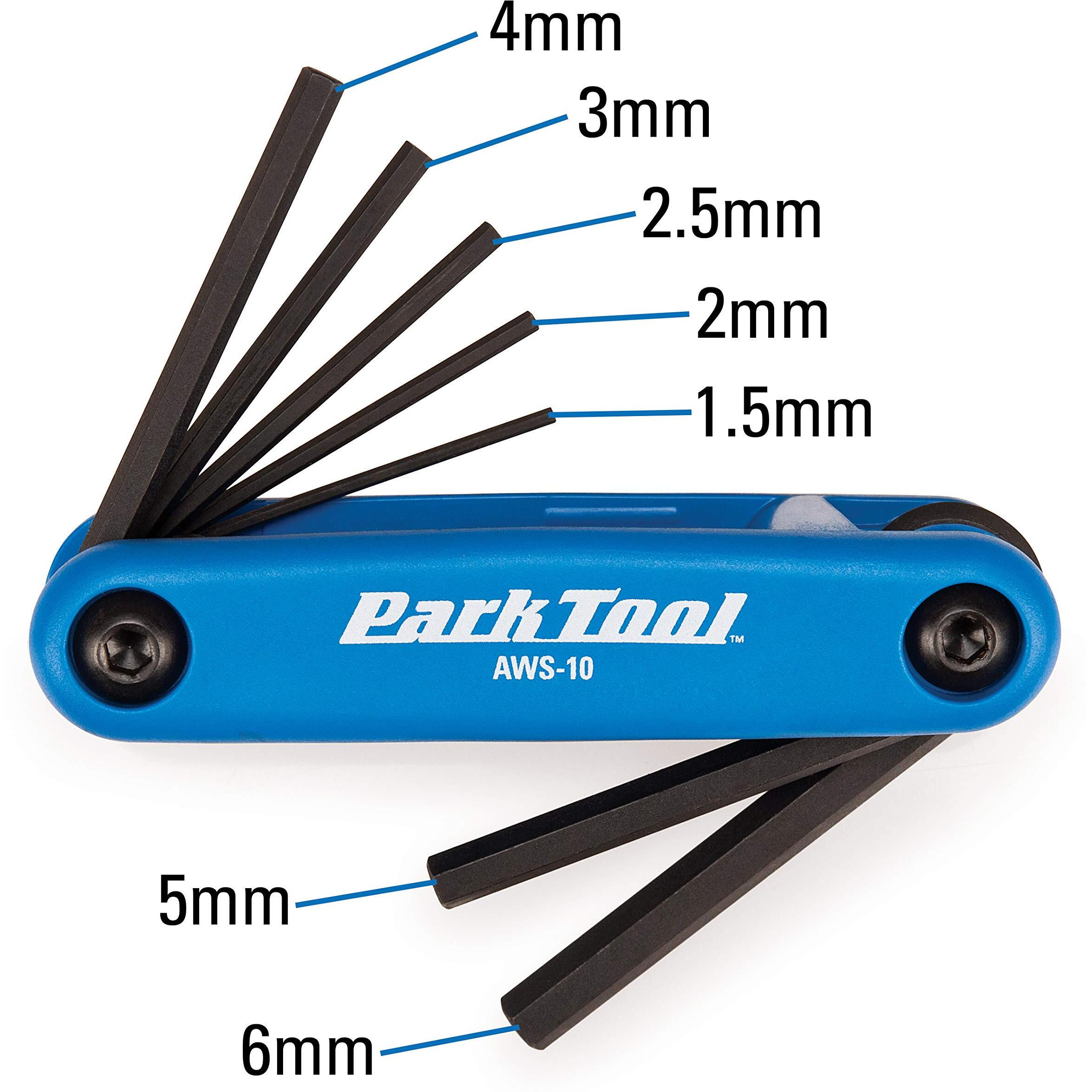 Park Tool Aws-10 Fold-Up Hex Wrench Set
