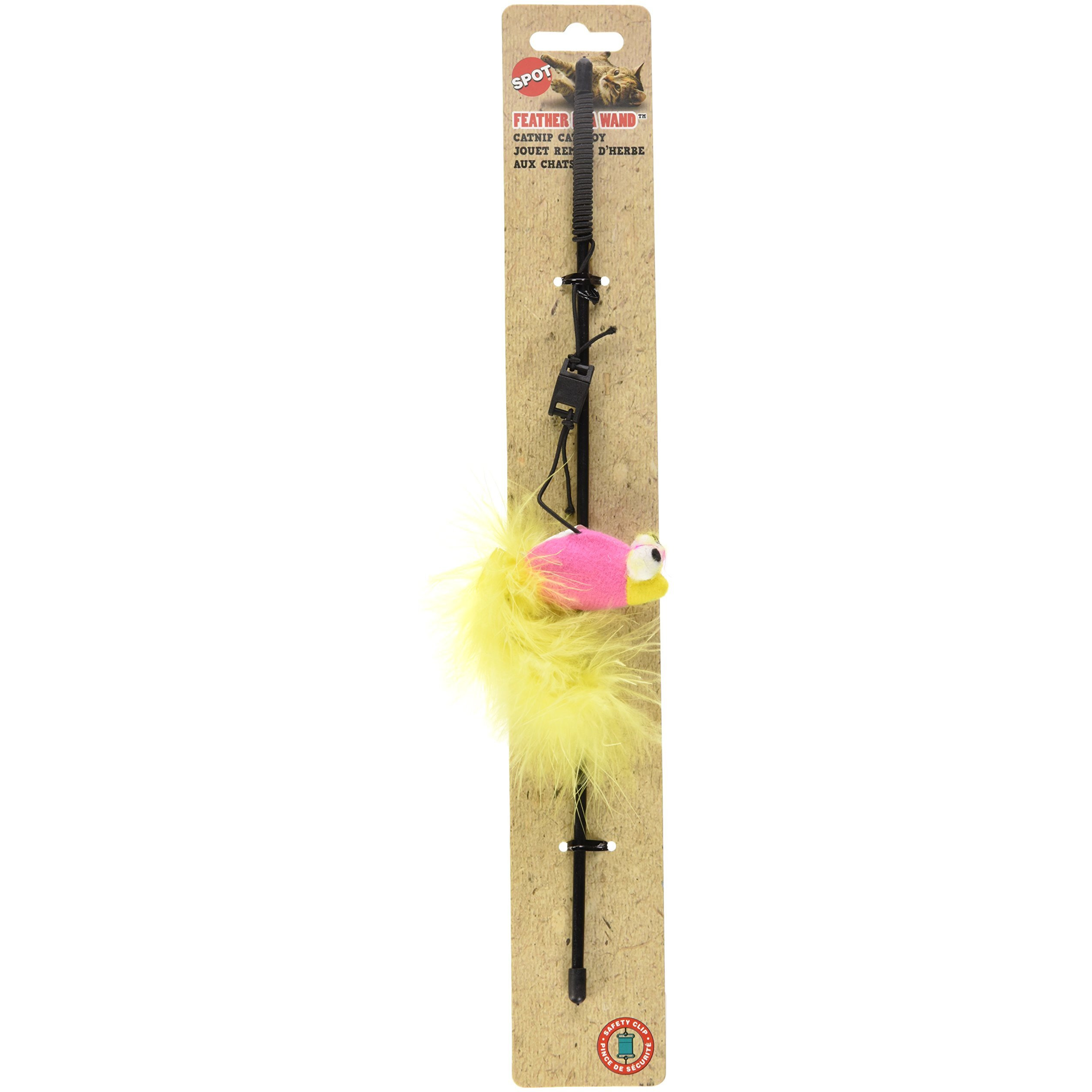 Ethical Feather Boa Toy With Wand And Catnip Cat Toy