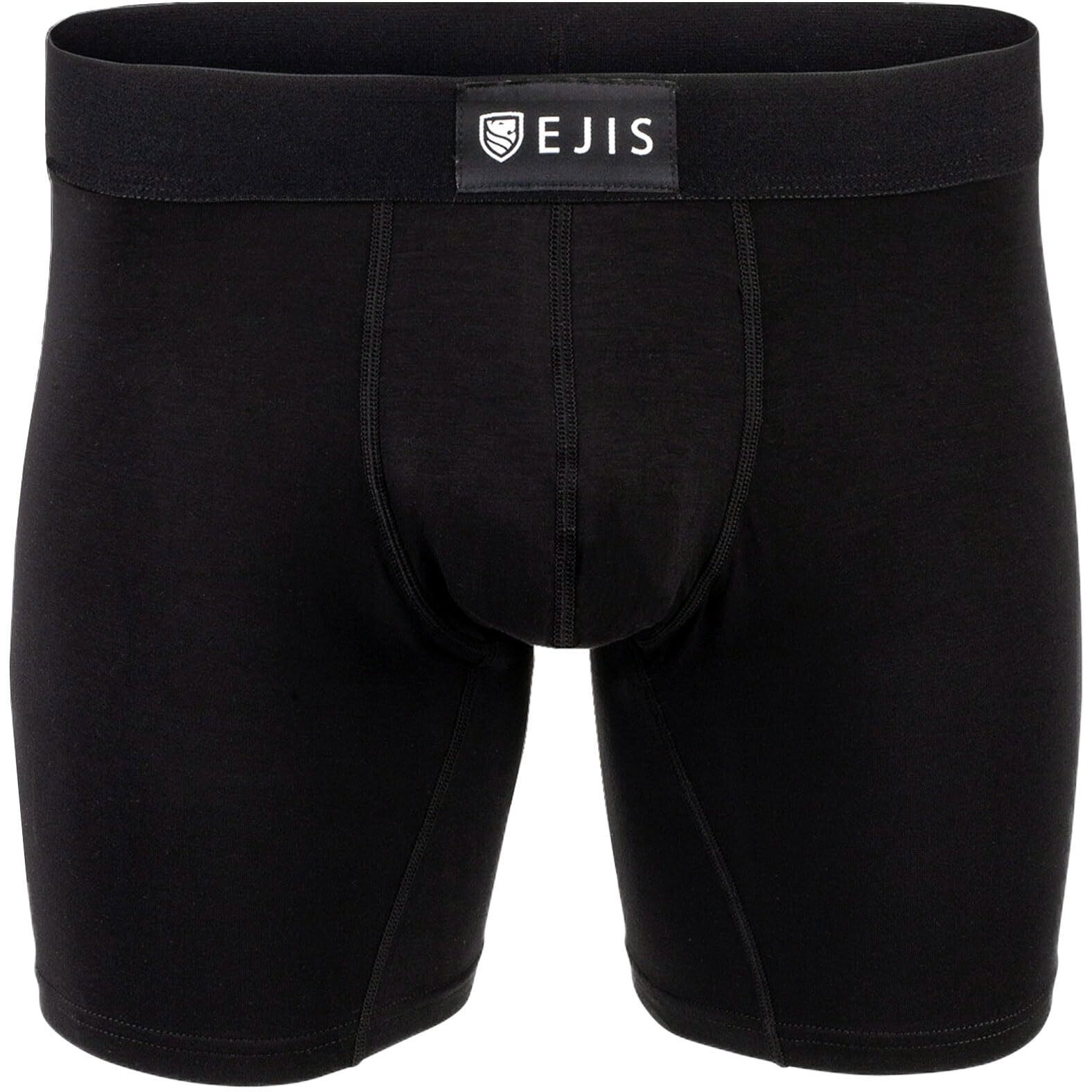 Ejis Pouch Mens Boxer Briefs Underwear, Anti Odor, Anti Chafe, Moisture Wicking, Ultra Soft, Breathable Micro Modal (1 And 3 Pack)