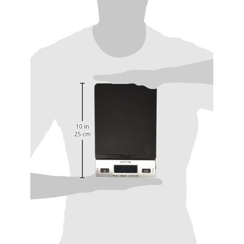 Accuteck S 86 Lb All-In-One Silver Digital Shipping Postal Scale With Adapter (W-8260-86Bs)