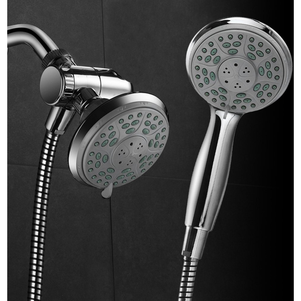 Aquadance By Hotelspa 24-Setting Slimline Showerhead And Hand Shower Combo