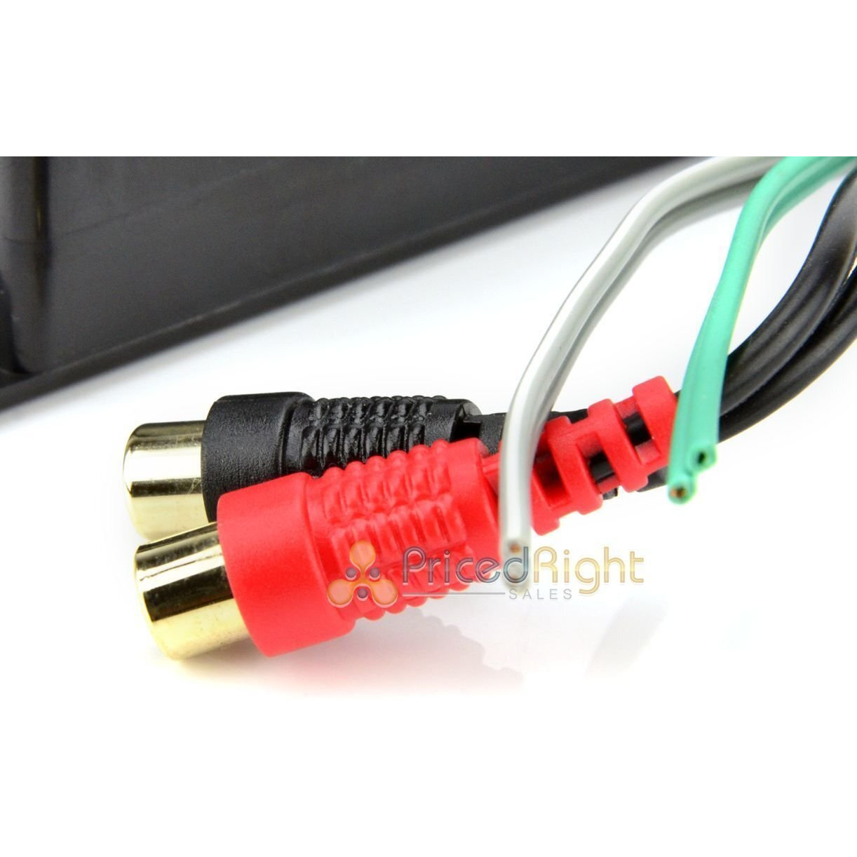 Rca Power Amp Low Level Jack Adapter Line Output Converter Car Stereo Audio