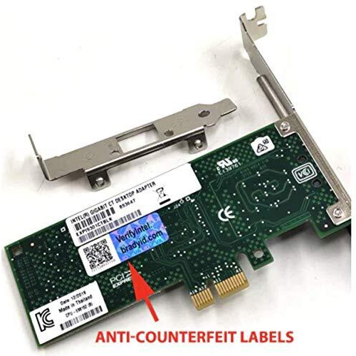 Intel Expi9301Ctblk 10/ 100/ 1000Mbps Pci-Express Network Adapter 1 X Rj45
