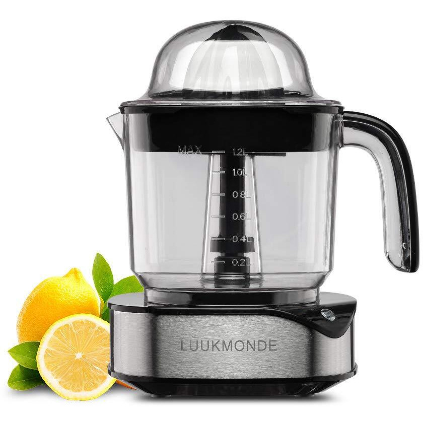 Electric Citrus Juicer 1.2L Large Volume, Orange Juicer With Powerful Motor And Led Working Lamp, Electric Lemon Squeezer For Orange Lemon Lime Grapefruit By Luukmonde