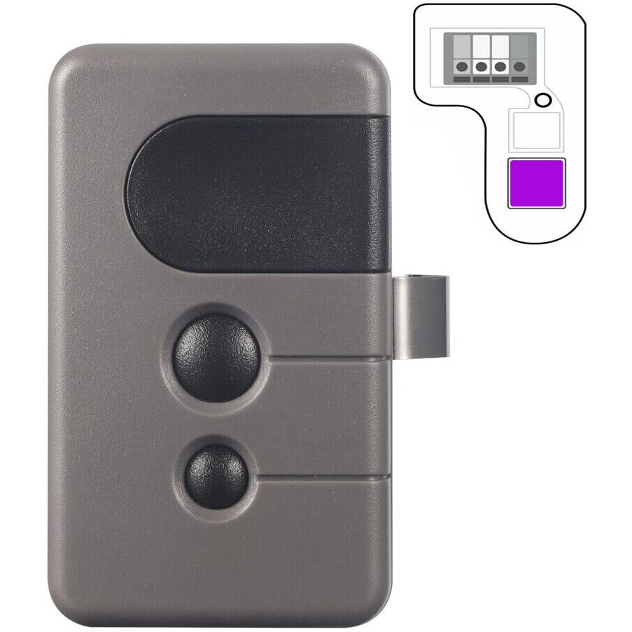 Replacement For Sears Craftsman Hbw2028 Liftmaster 370Lm 371Lm Garage Door Opener Remote Control 315Mhz With Purple Learn Button