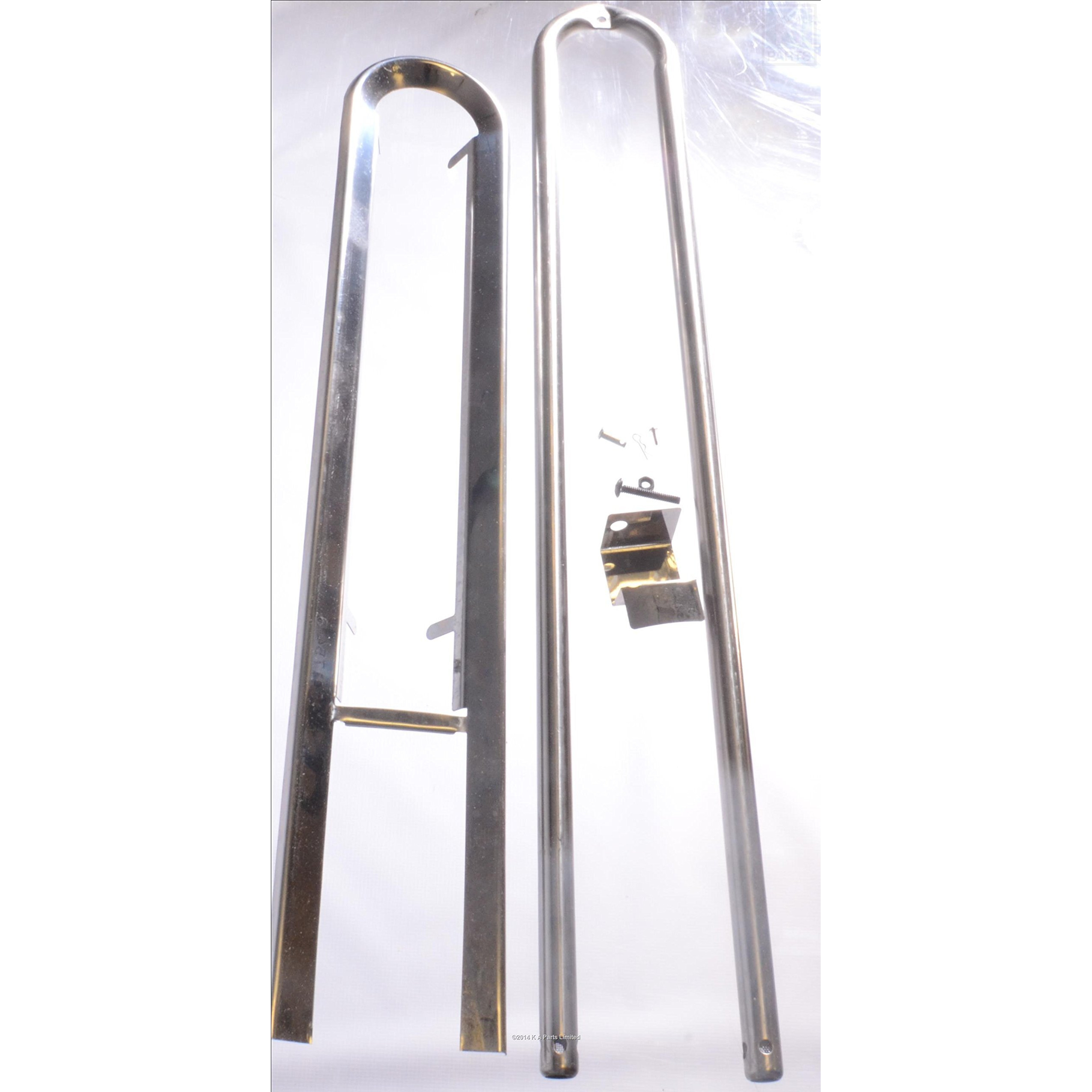 Music City Metals 13902 Stainless Steel Burner Replacement For Select Charbroil And Kenmore Gas Grill Models