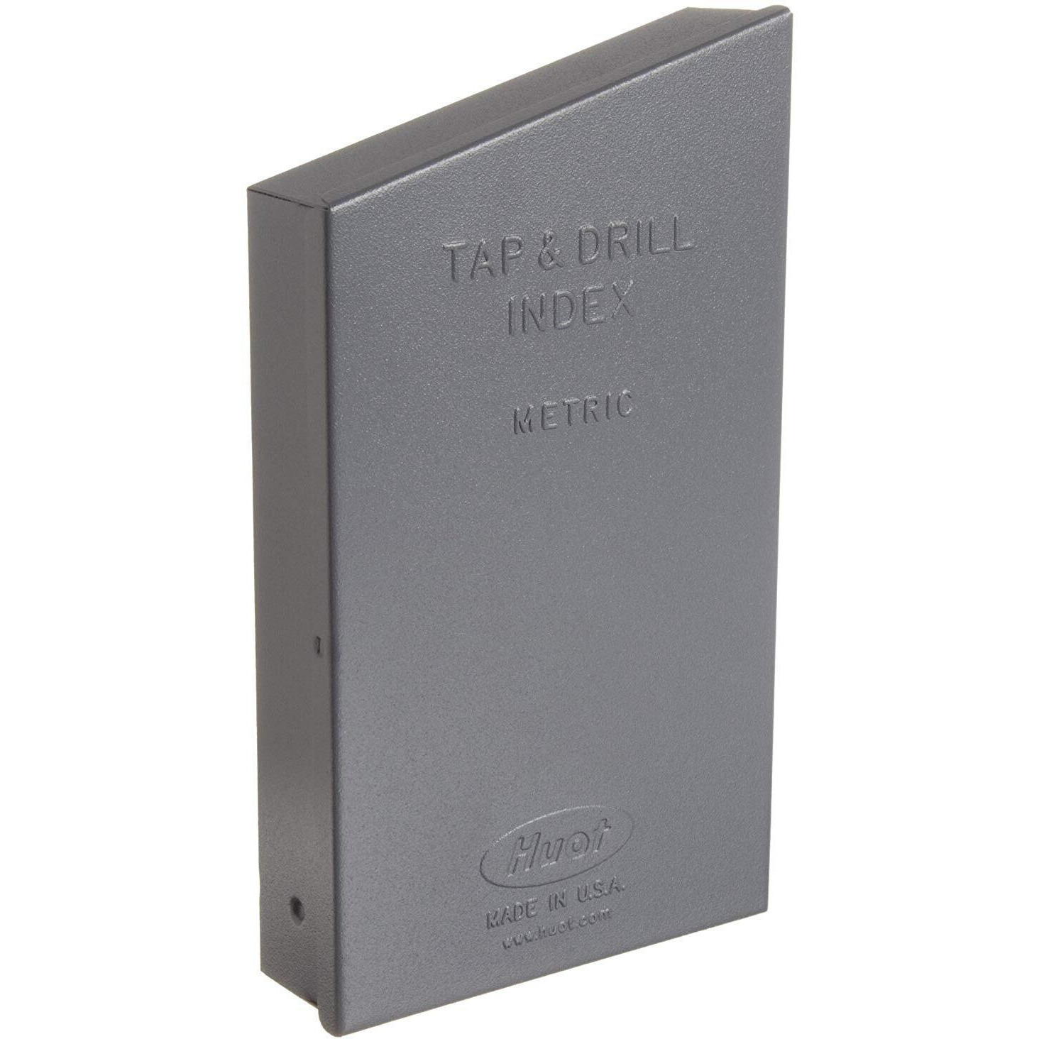 Huot 12675 Tap And Drill Bit Index For Metric Tap Sizes 2.5 Mm X 0.45 Mm To 12 Mm X 1.75 Mm And Metric Drill Bit Sizes 2.05 Mm To 10.2 Mm