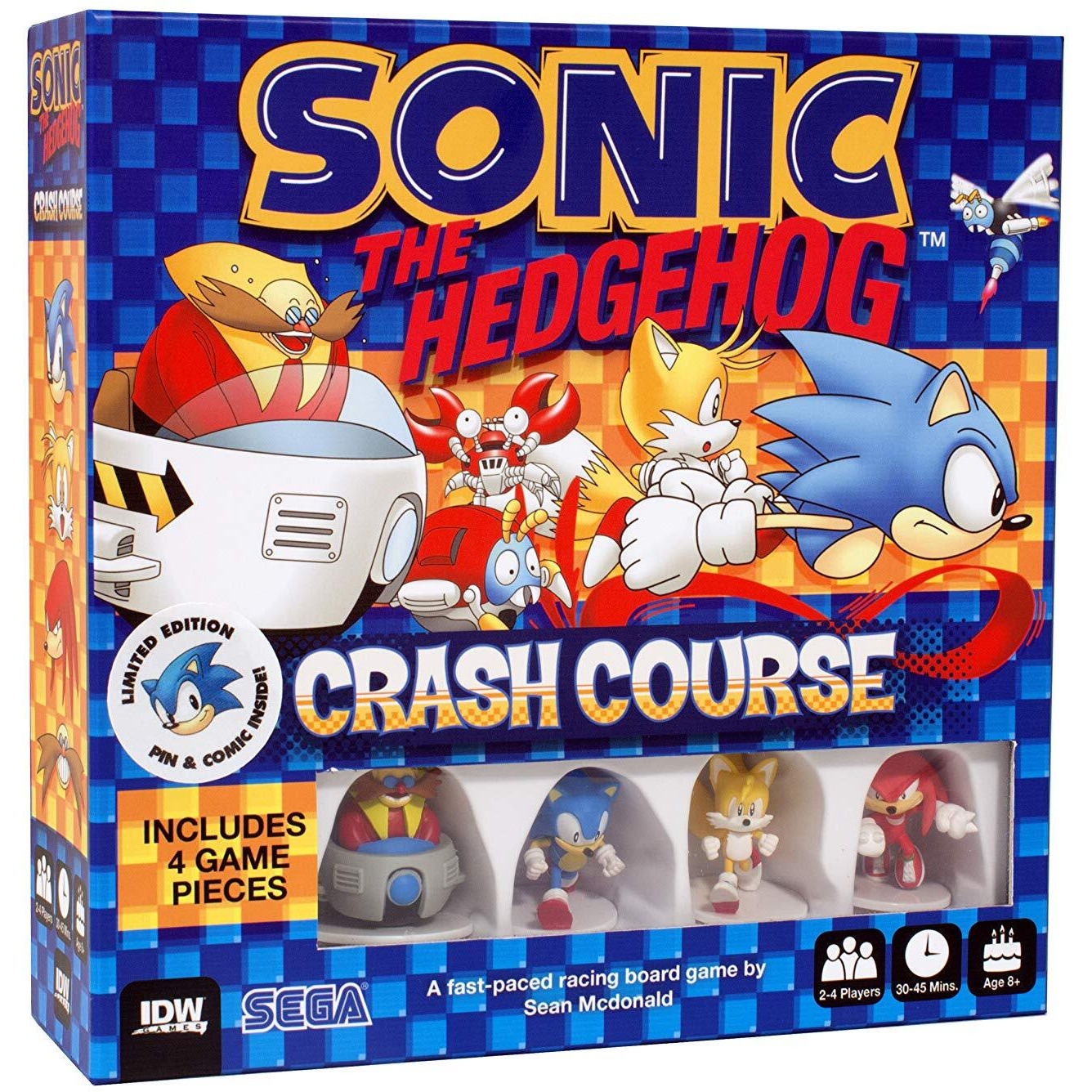 Sonic The Hedgehog Crash Course By Idw Games, Racing Board Game