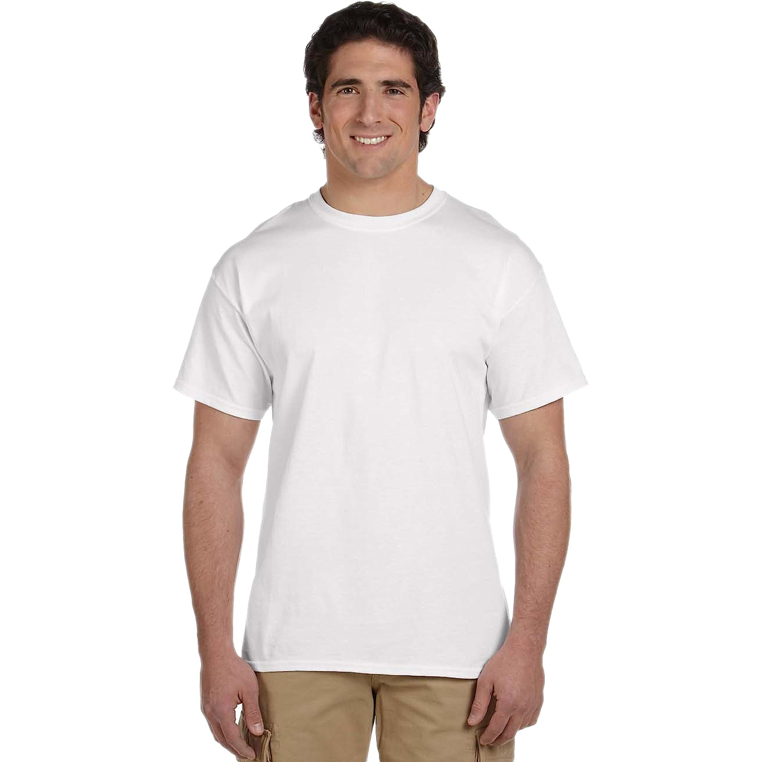 Fruit Of The Loom Mens Sf45R Undershirt, Regular - Crew - 4 Pack White, Medium Us