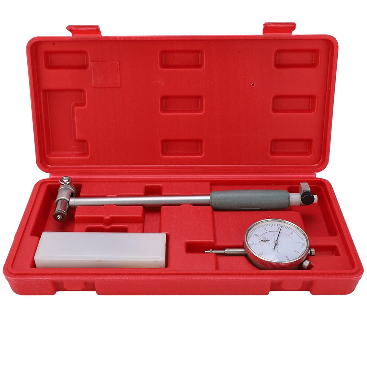 Dial Bore Gauge Set, 50-160Mm Diameter Indicator Measuring Engine Cylinder Tool Kit, 0.01 Accuracy, Inner Diameter Scale, With Carrying Box, For Internal Sizes Measuring