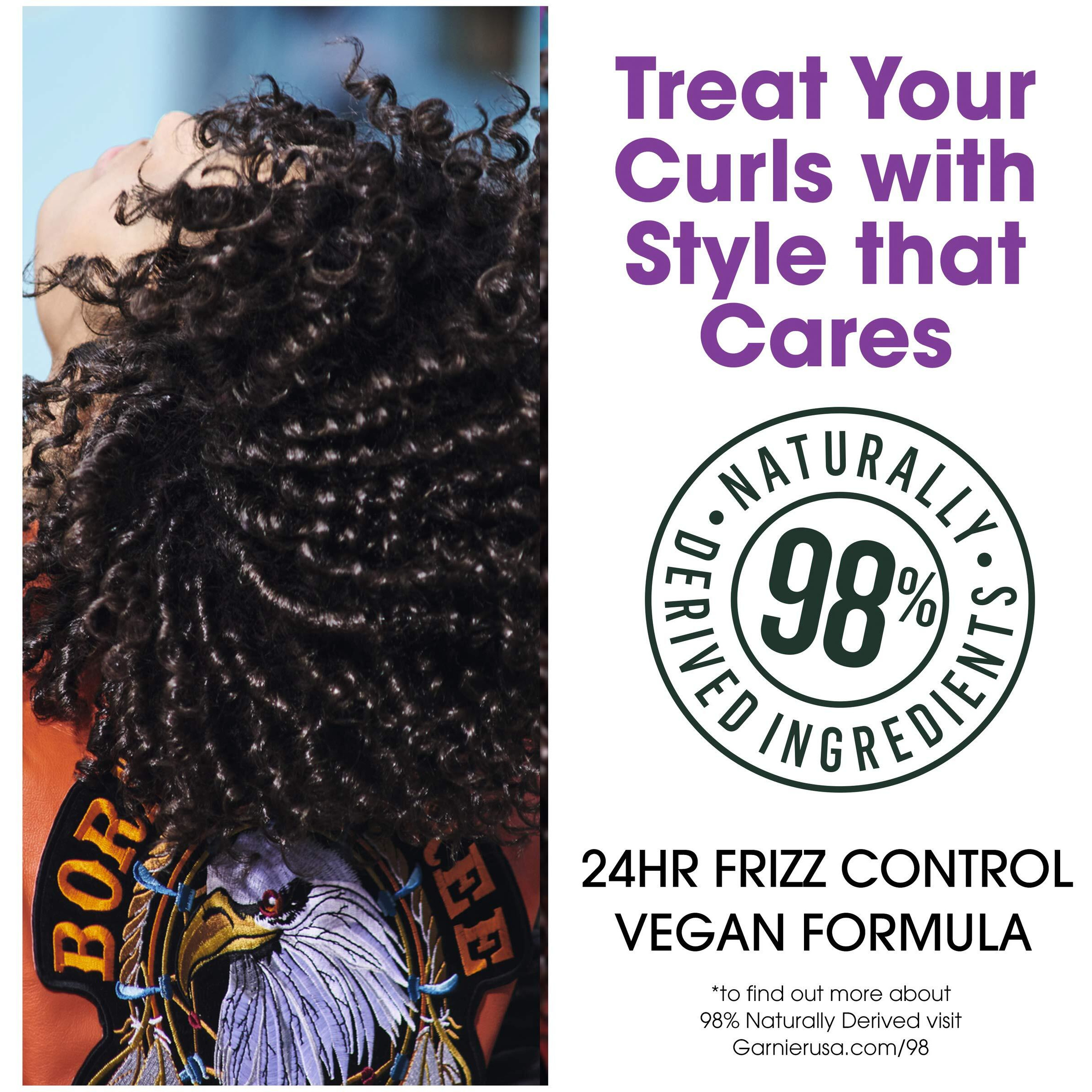 Garnier Fructis Style Curl Treat Defining Smoothie For Fine To Normal Curly Hair, 10.5 Ounce Jar