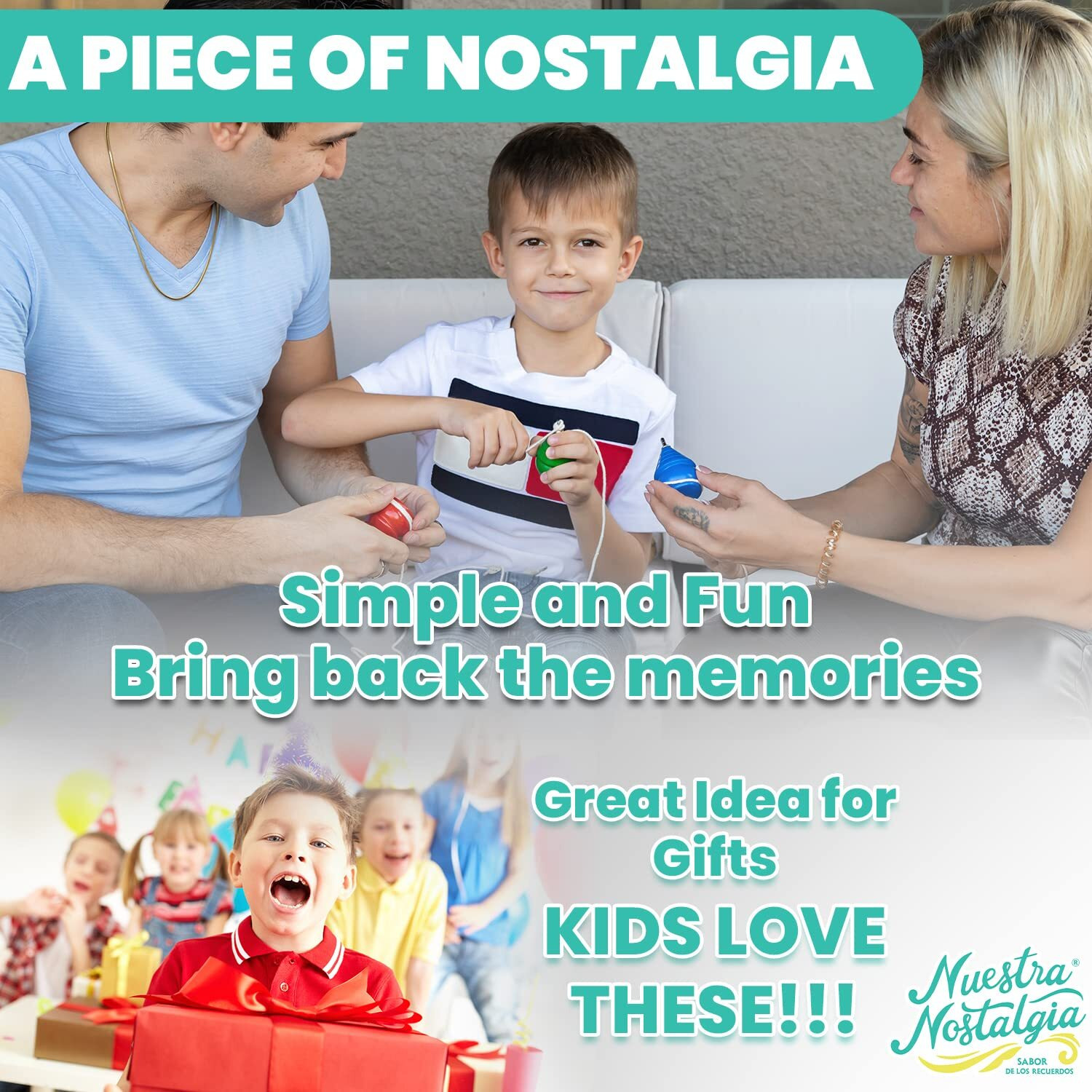 Authentic Spinning Tops Classic Wooden Trompos [Set Of 3]