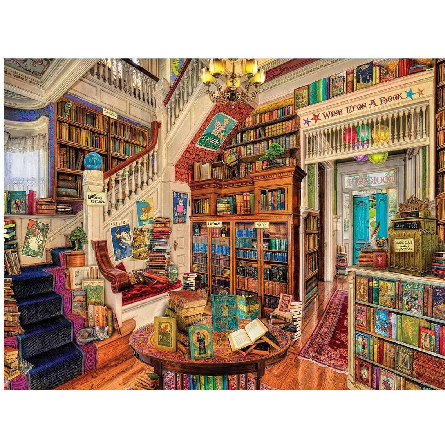 White Mountain Puzzles Readers Paradise - 1000 Piece Jigsaw Puzzle