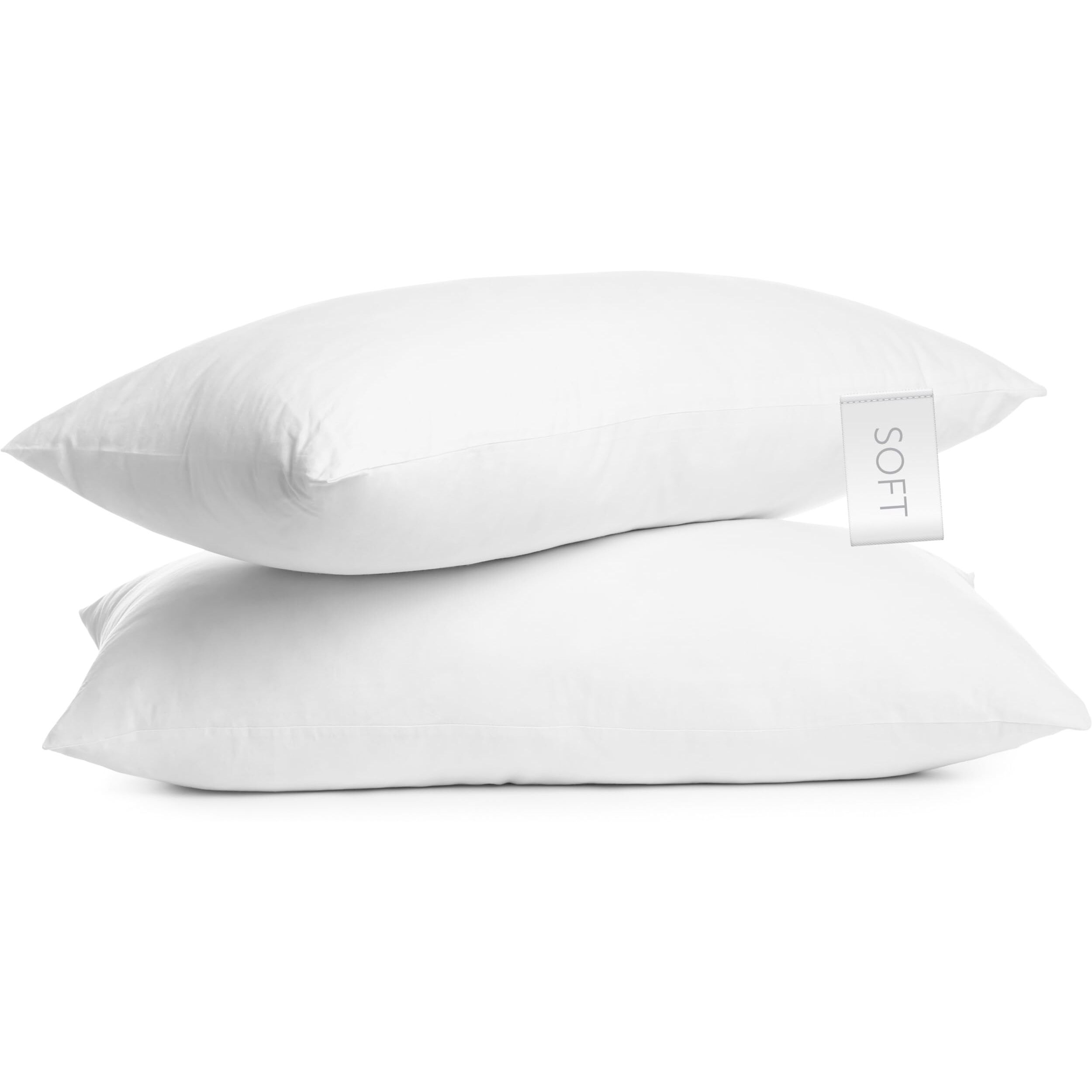 Digital Decor Hotel Collection Bed Pillows Standard Size Set Of 2- Cooling, Hypoallergenic, Down Alternative Pillows For Sleeping - For Back, Stomach, Or Side Sleepers
