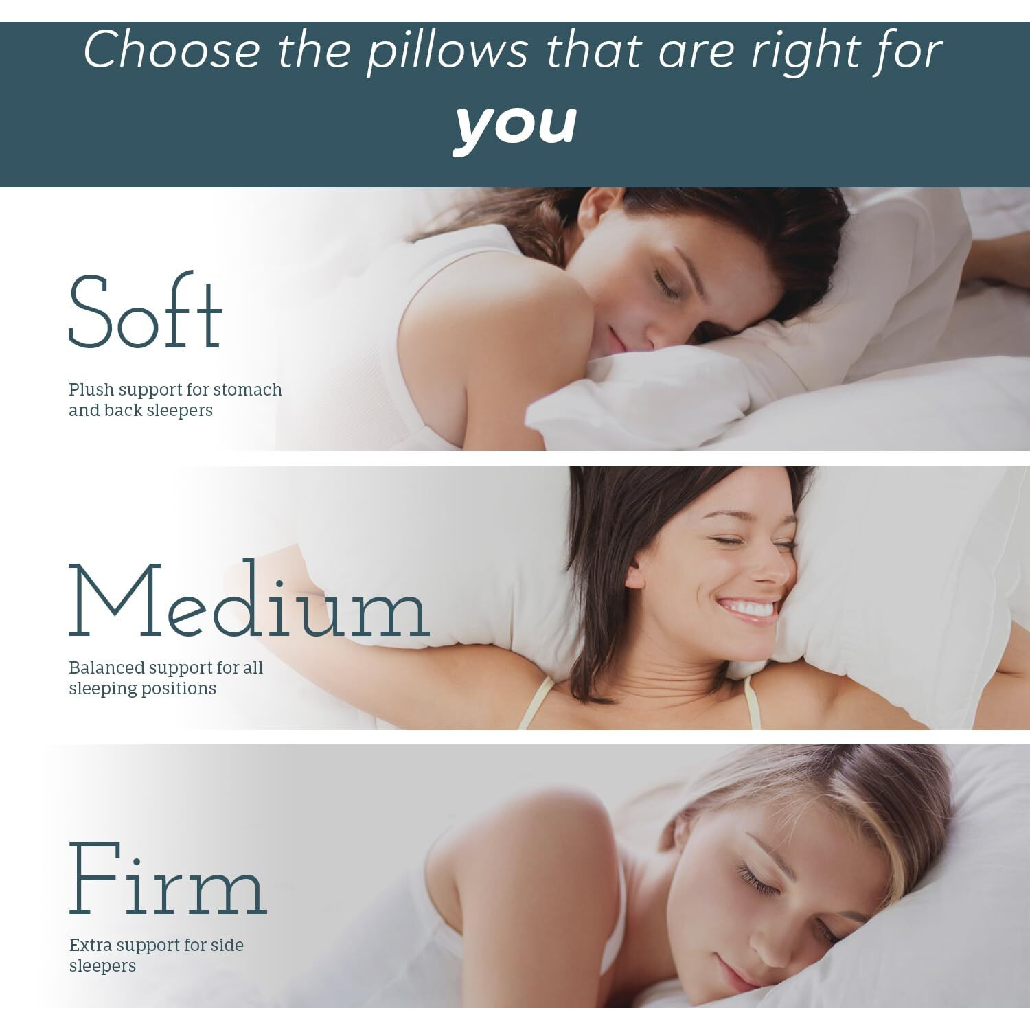 Digital Decor Hotel Collection Bed Pillows Standard Size Set Of 2- Cooling, Hypoallergenic, Down Alternative Pillows For Sleeping - For Back, Stomach, Or Side Sleepers