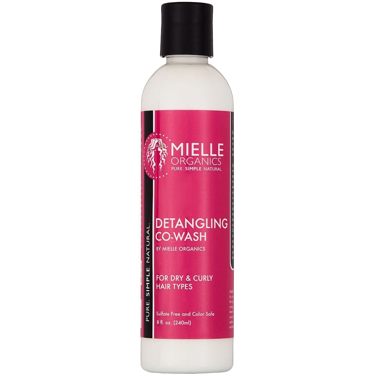 Mielle Organics Sulfate-Free Detangling Co-Wash, Color Safe, 8 Ounces