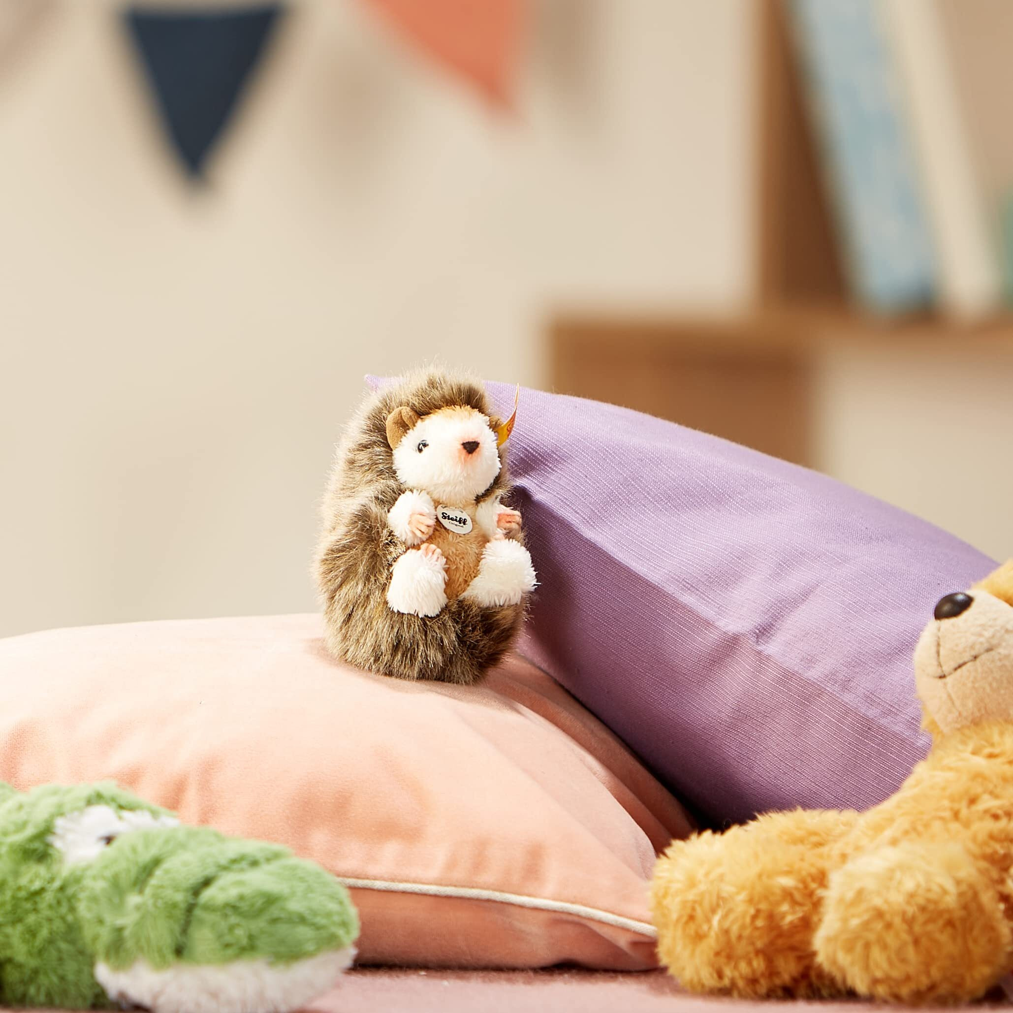 Steiff Joggi Brown Baby Hedgehog - Cherished Heirloom Plush Toy, 4 Inches