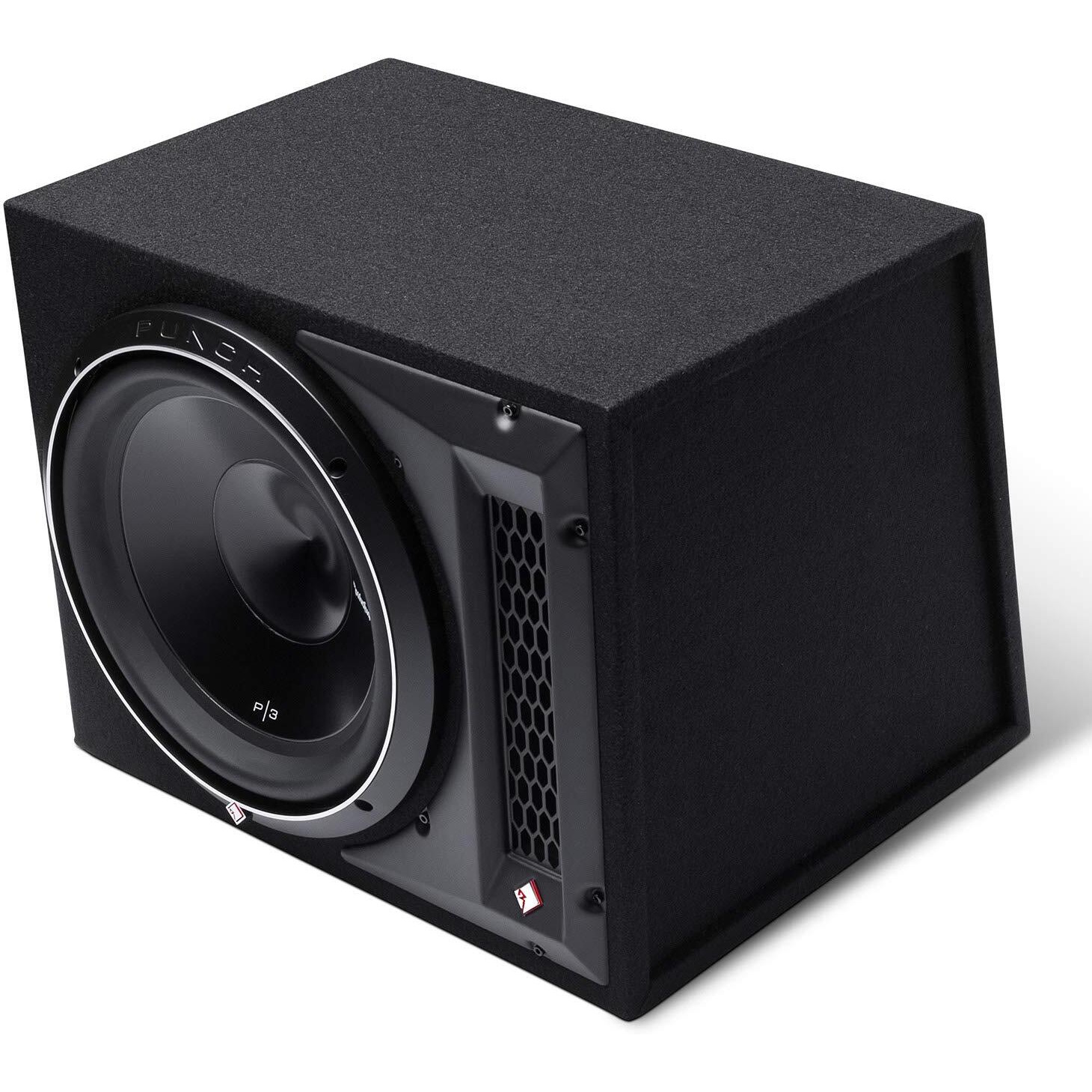 Rockford Fosgate P3-1X12 Punch Single 12"" Loaded Subwoofer In Ported/Vented Enclosure