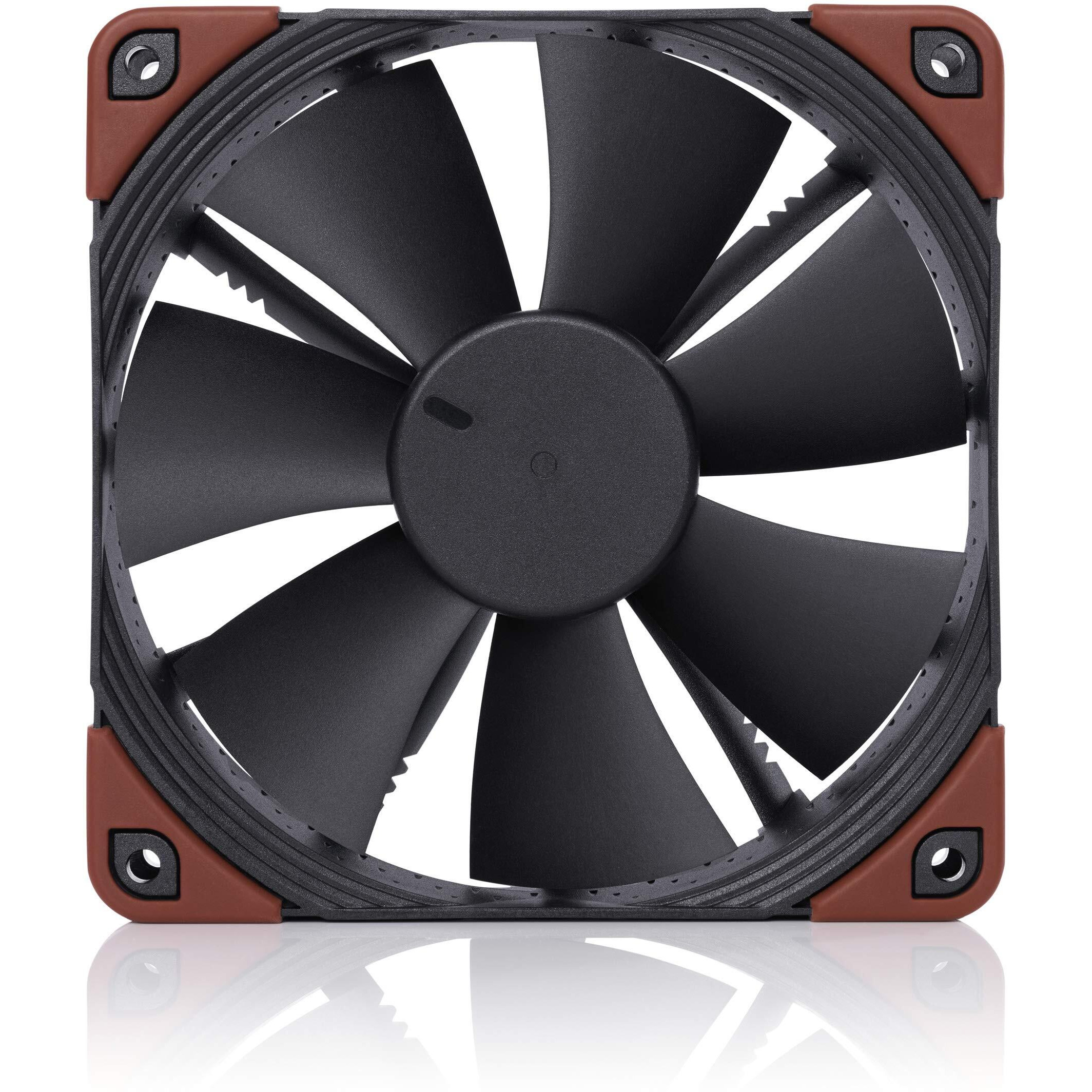 Noctua Nf-F12 Ippc-2000 Pwm, Heavy Duty Cooling Fan, 4-Pin, 2000 Rpm (120Mm, Black)