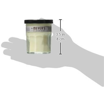 Mrs. Meyer's Clean Day Soy Aromatherapy Candle, 25 Hour Burn Time, Made With Soy Wax And Essential Oils, Lavender, 4.9 Oz