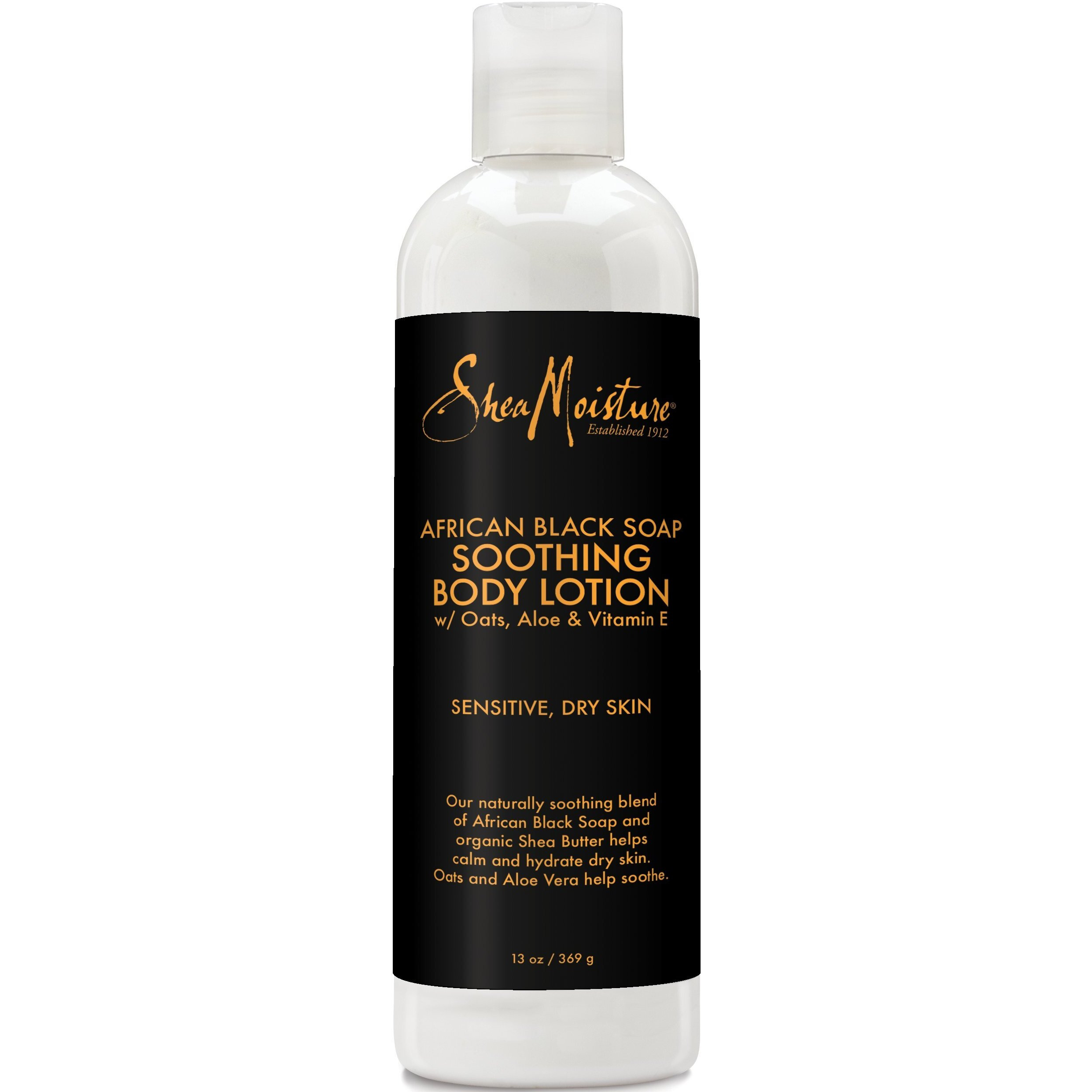 Sheamoisture Soothing Body Lotion For Troubled Skin African Black Soap Lotion With Shea Butter 13 Oz