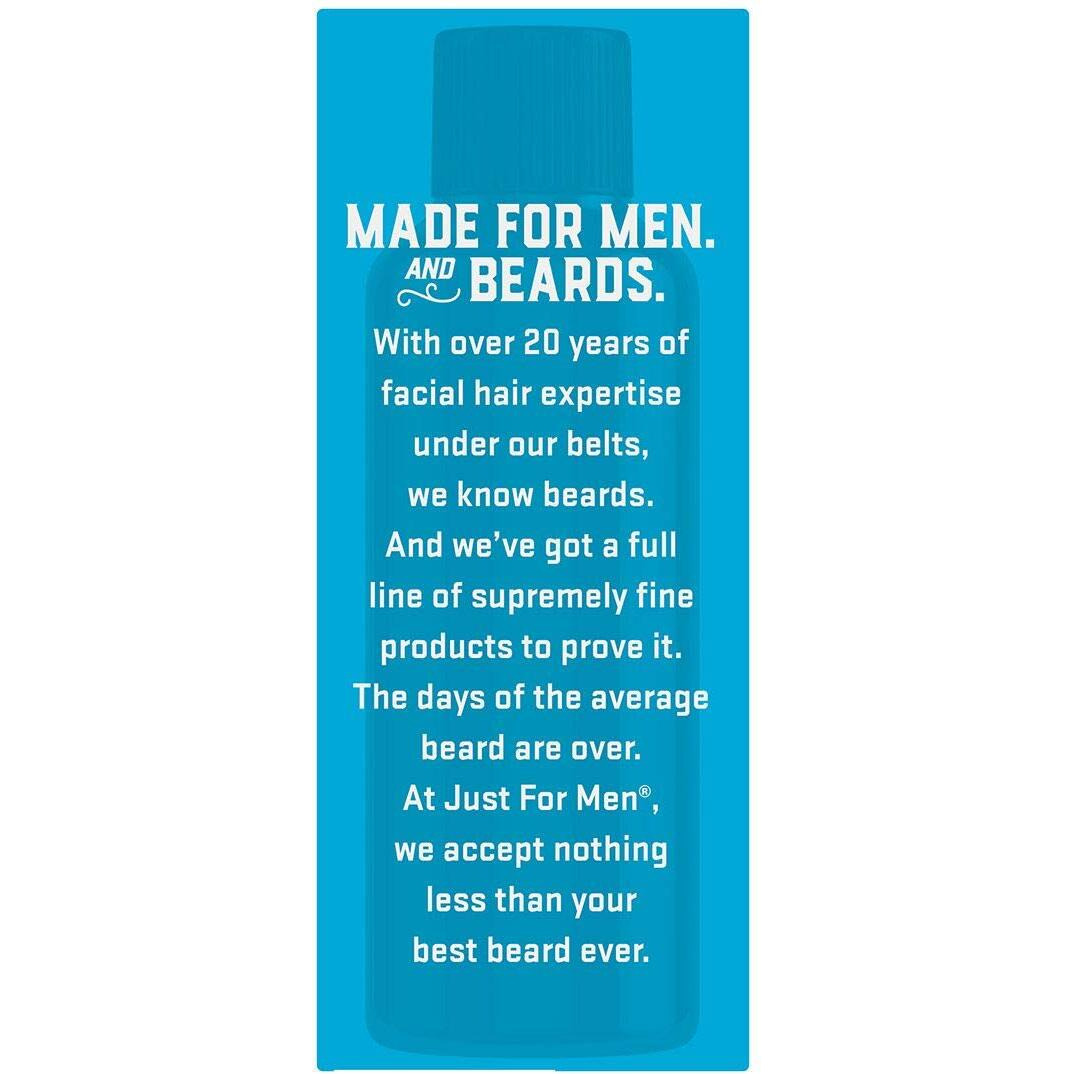 Just For Men The Best Beard Oil Ever, Supports Growth, Made With Vitamin E, Eucalyptus, Rosemary, And Jojoba Oil, Smoothes And Softens Without Clogging Pores, Light & Nongreasy, 1 Fl Oz
