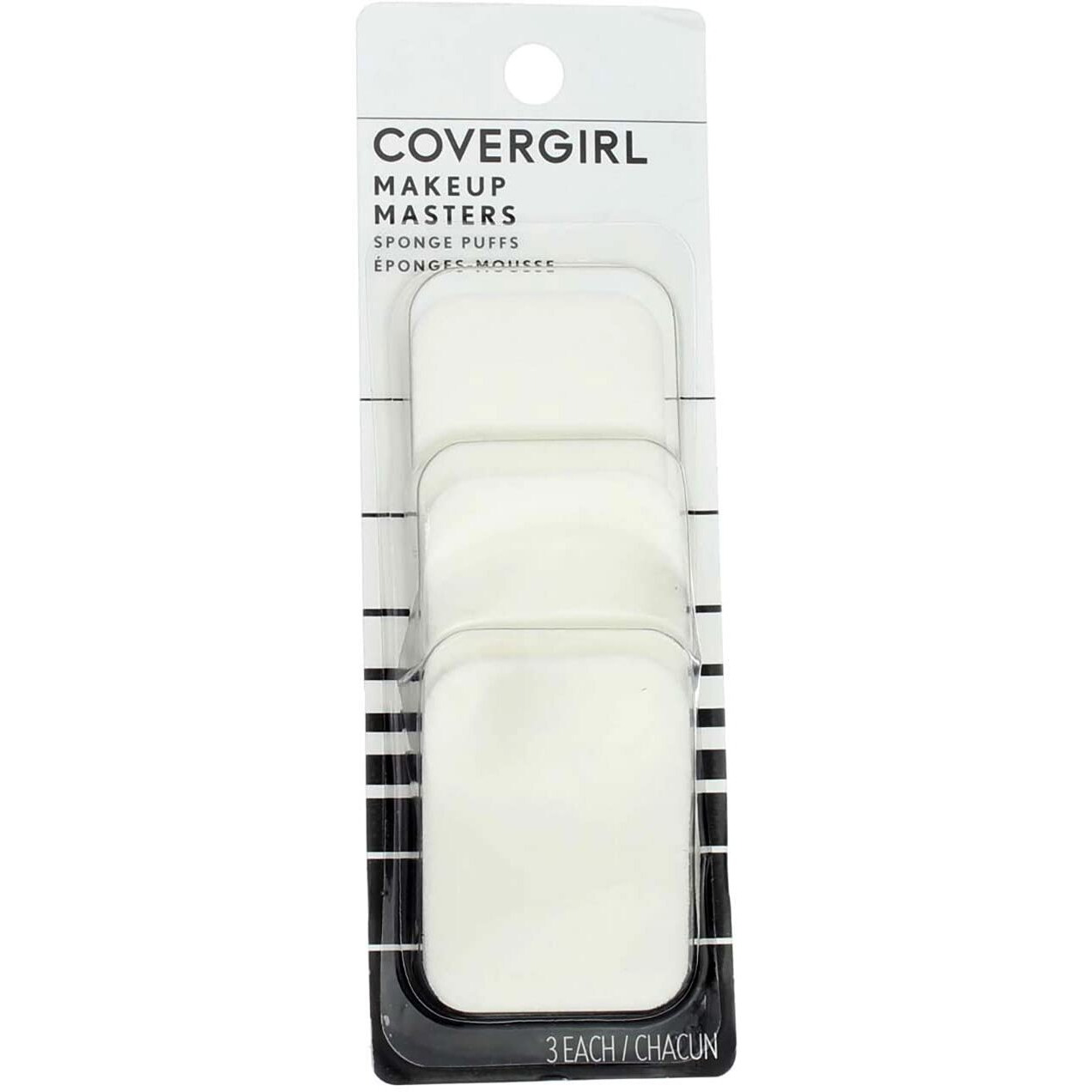 Covergirl Makeup Masters Sponge Puffs 3 Ea (Pack Of 4)