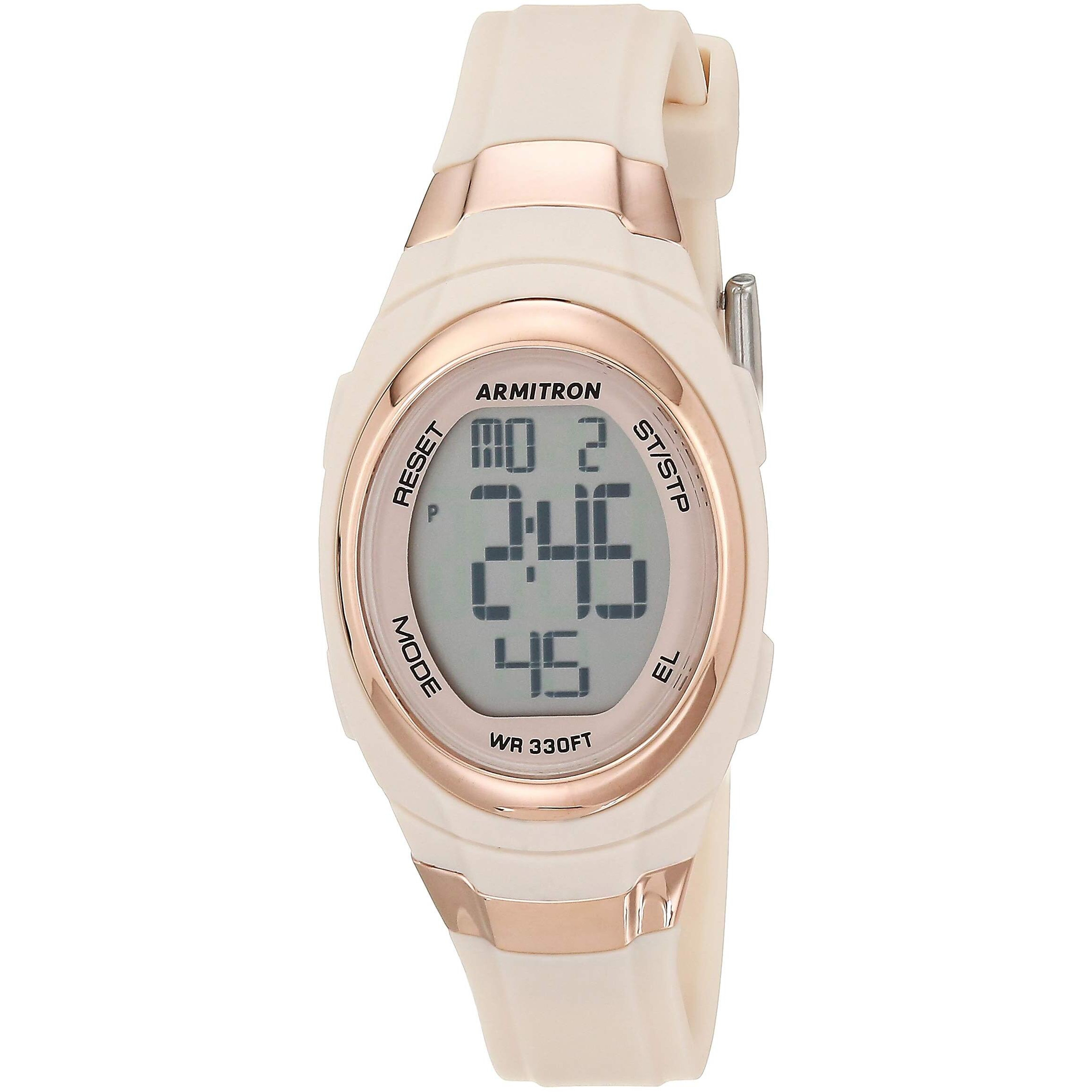 Armitron Sport Women's Digital Chronograph Resin Strap Watch, 45/7034