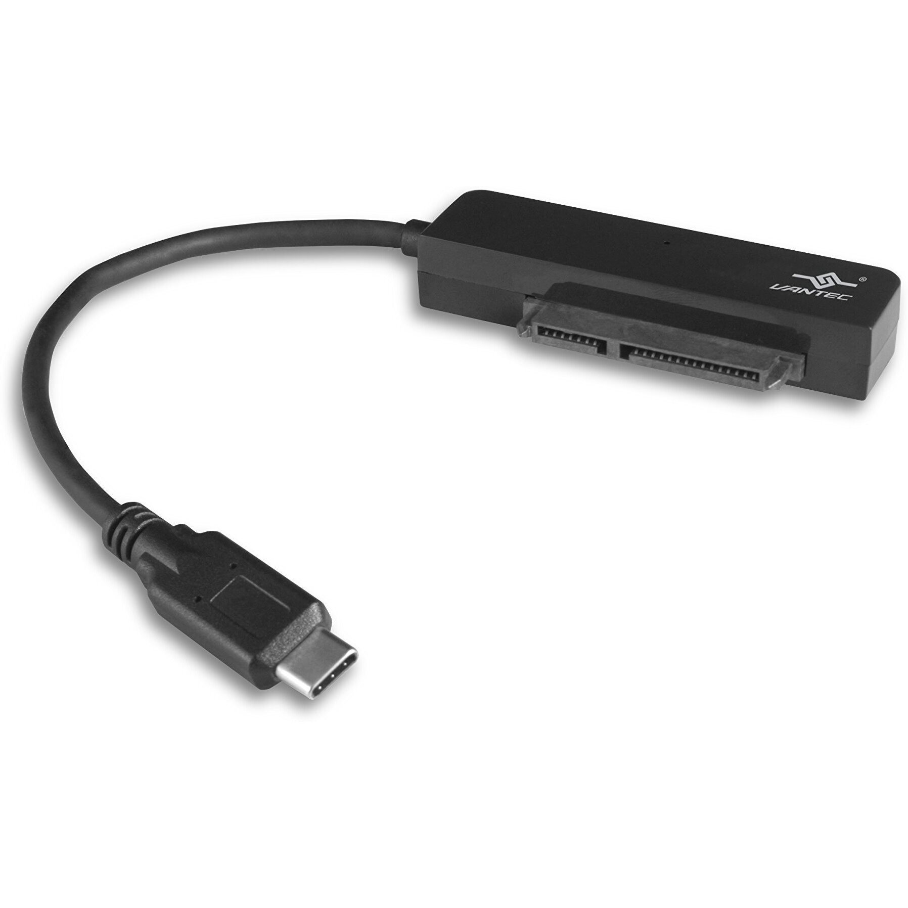 Vantec Usb 3.1 Gen 2 Type-C 2.5"" Sata Ssd/Hdd Storage Adapter (Cb-Stc31-2Pb) , Black