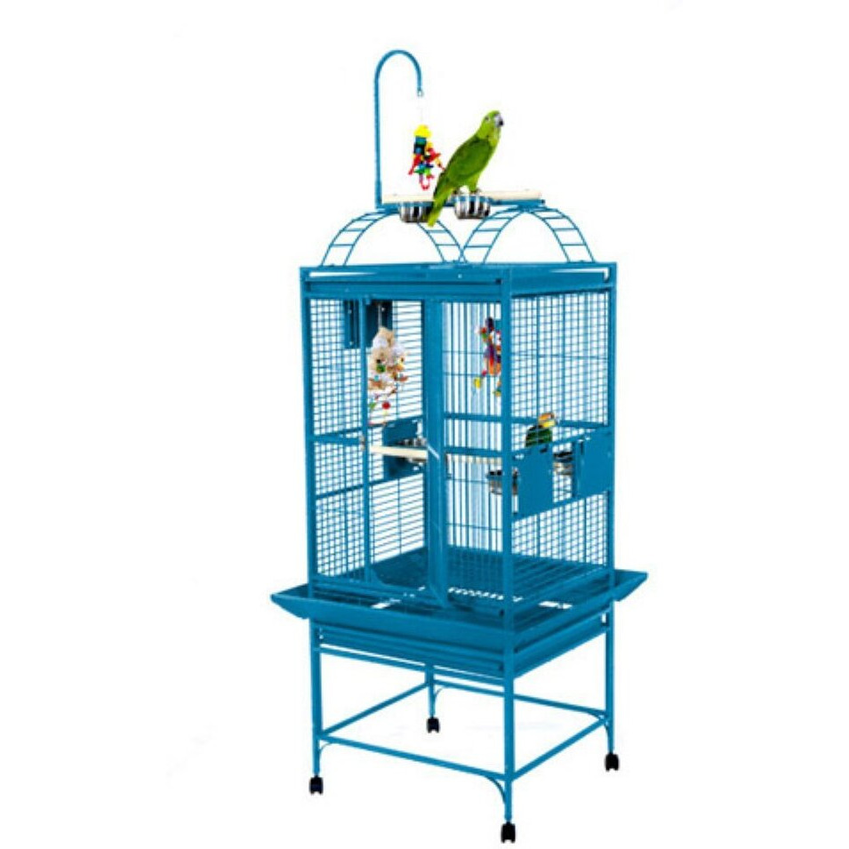 A&E Cage 8002422 Platinum Play Top Bird Cage With 5/8"" Bar Spacing, 24"" X 22""