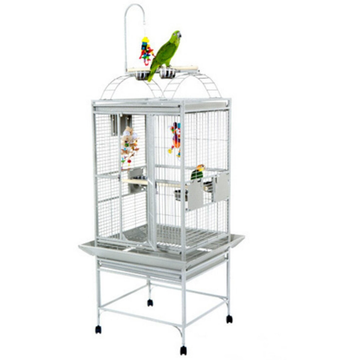 A&E Cage 8002422 Platinum Play Top Bird Cage With 5/8"" Bar Spacing, 24"" X 22""
