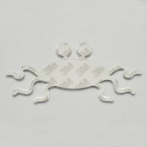 5.2"" Solid Metal Flying Spaghetti Monster Car Emblem