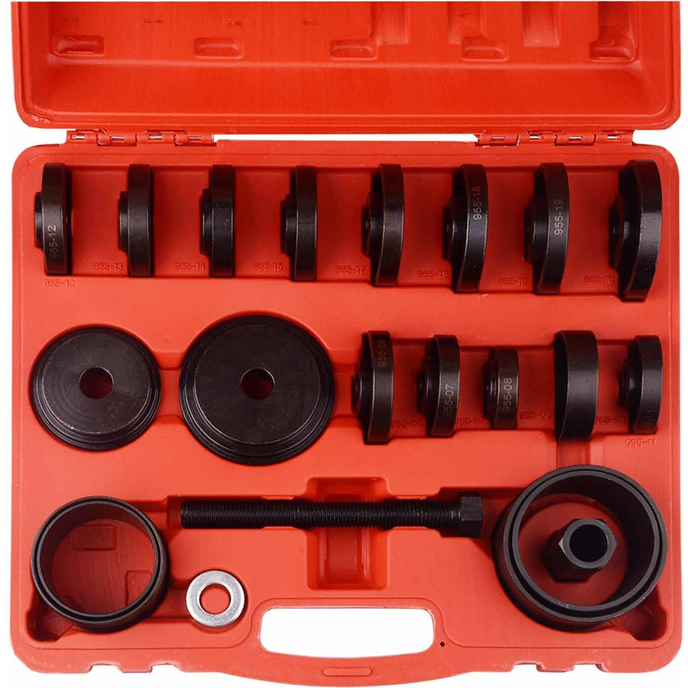 Dayuan 23Pcs Fwd Front Wheel Drive Bearing Removal Tool, Wheel Bearing Press Kit Bearing Adapters Bearing Installer Tool