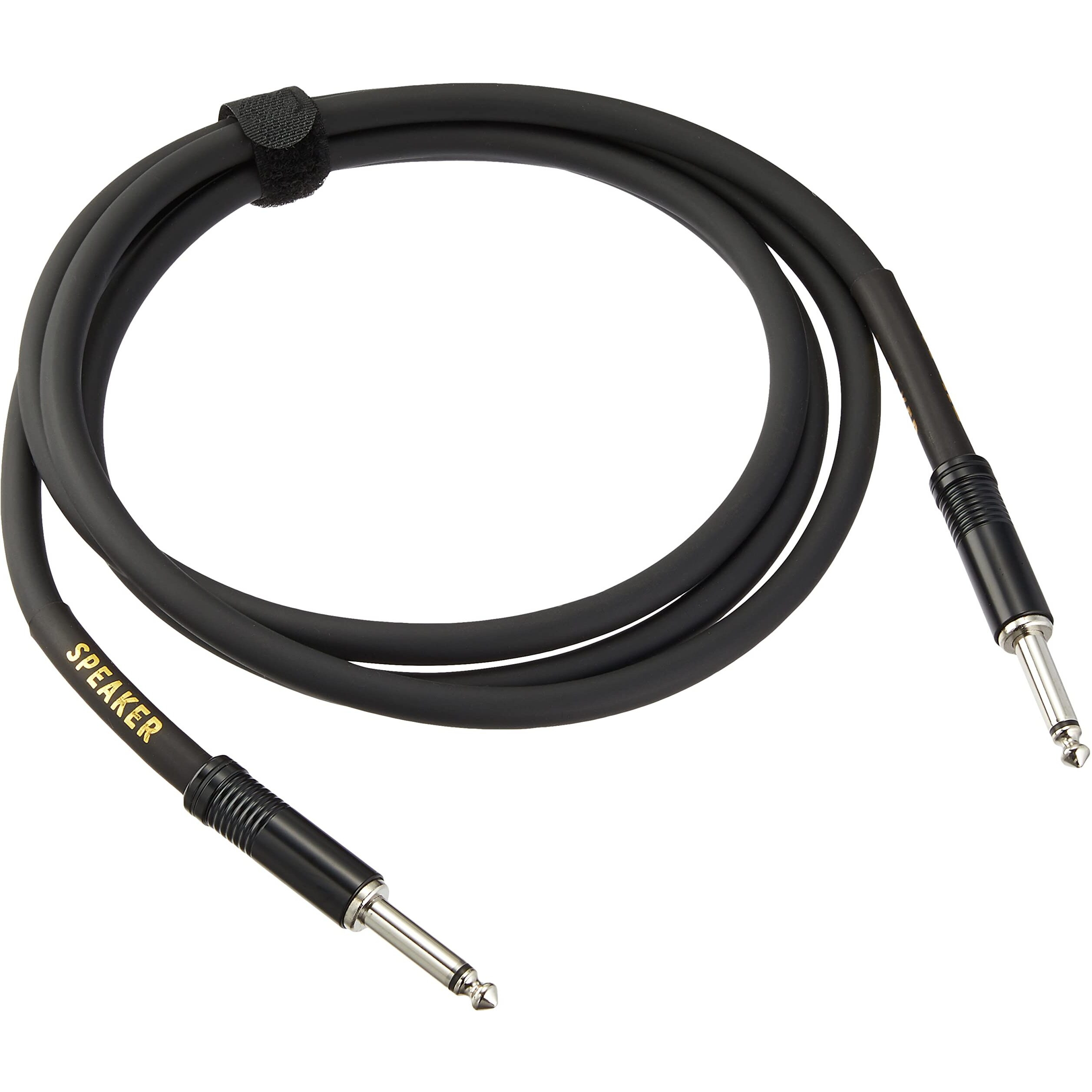 Ernie Ball Speaker Cable, Straight/Straight, 6Ft, Black (P06072)