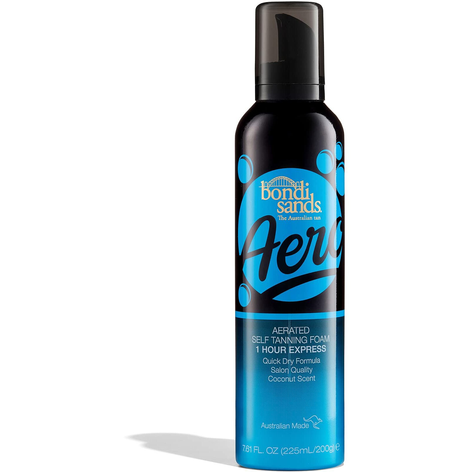 Bondi Sands Aero 1-Hour Express Self Tanning Foam | Lightweight, Coconut Tanning Foam Quickly Provides A Healthy, Flawless, Bronzed Glow | 7.61 Fl Oz/225 Ml