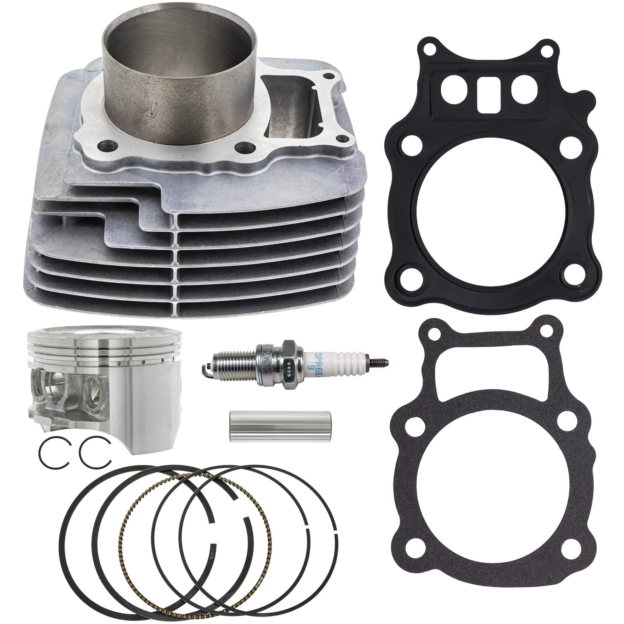 Niche Cylinder Piston Gasket Top End Rebuild Kit For Honda Rancher Trx350 12100-Hn5-670 13010-Hn5-671