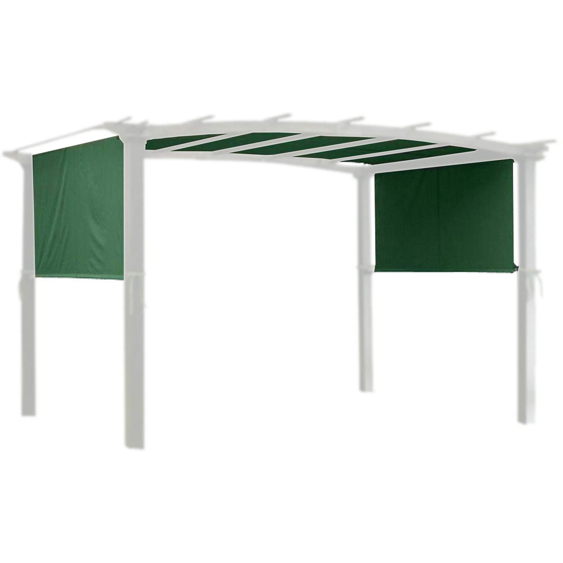 Yescom 17X6.8 Ft Universal Canopy Cover Replacement For 6Ft Curved Pergola Structure Green
