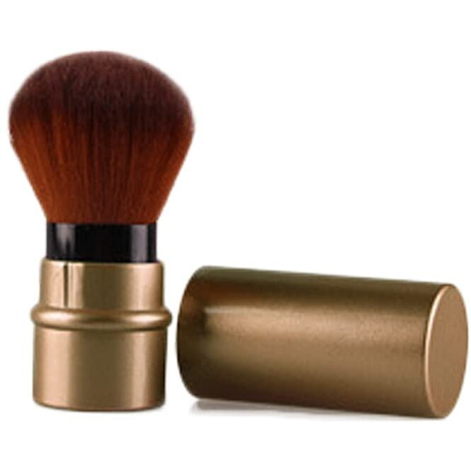 Ydc Kabuki Foundation Brush Retractable Professional Travel Brushes Blush Small & Soft Makeup Tool For Mineral Powder, Contouring, Cream