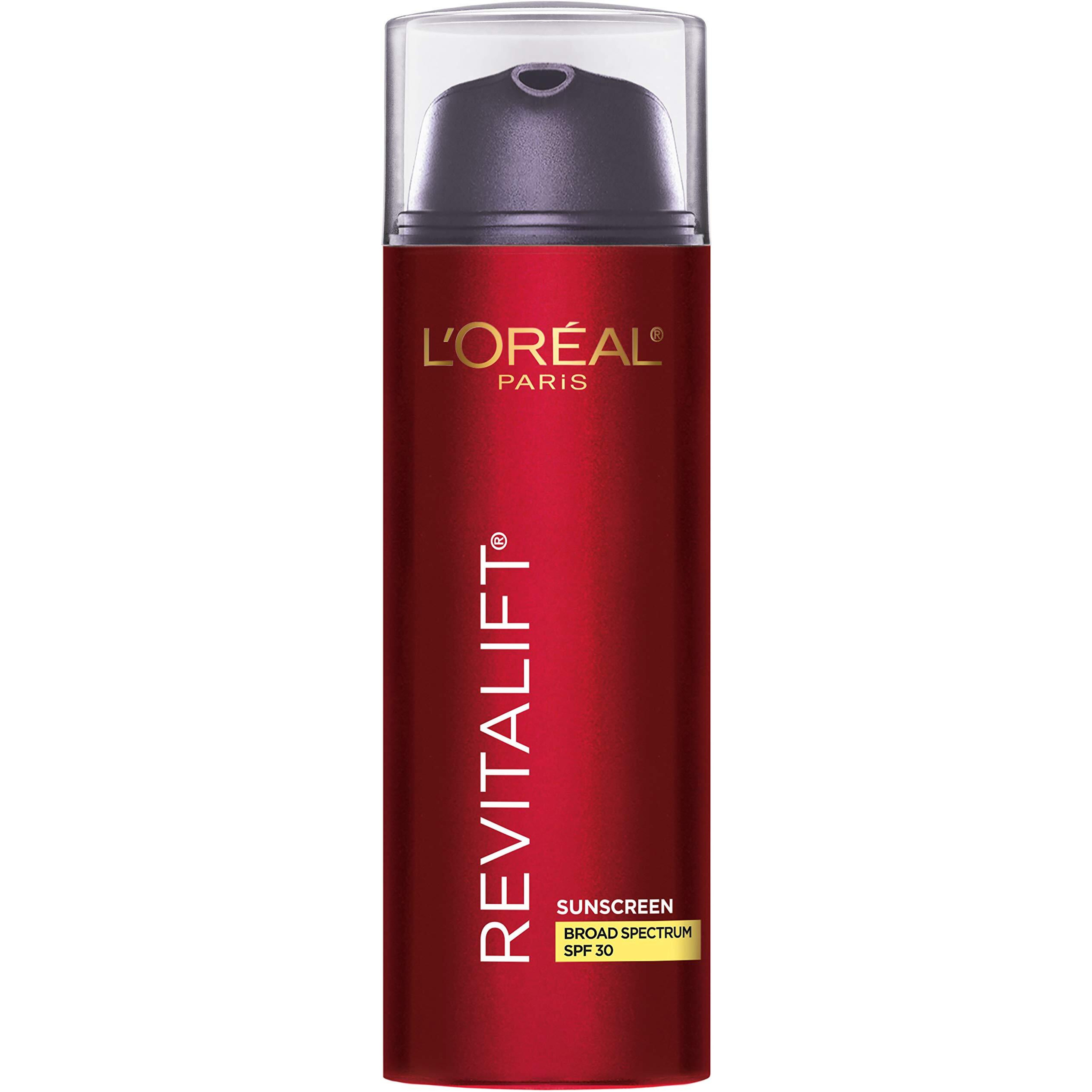 L'Oreal Paris Revitalift Triple Power Anti-Aging Broad Spectrum Spf 30 Sunscreen, Pro Retinol, Hyaluronic Acid & Vitamin C Lotion, Reduces Wrinkles 1.7 Oz