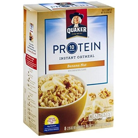 Quaker Instant Oatmeal, Protein Banana Nut, 2.15 Oz