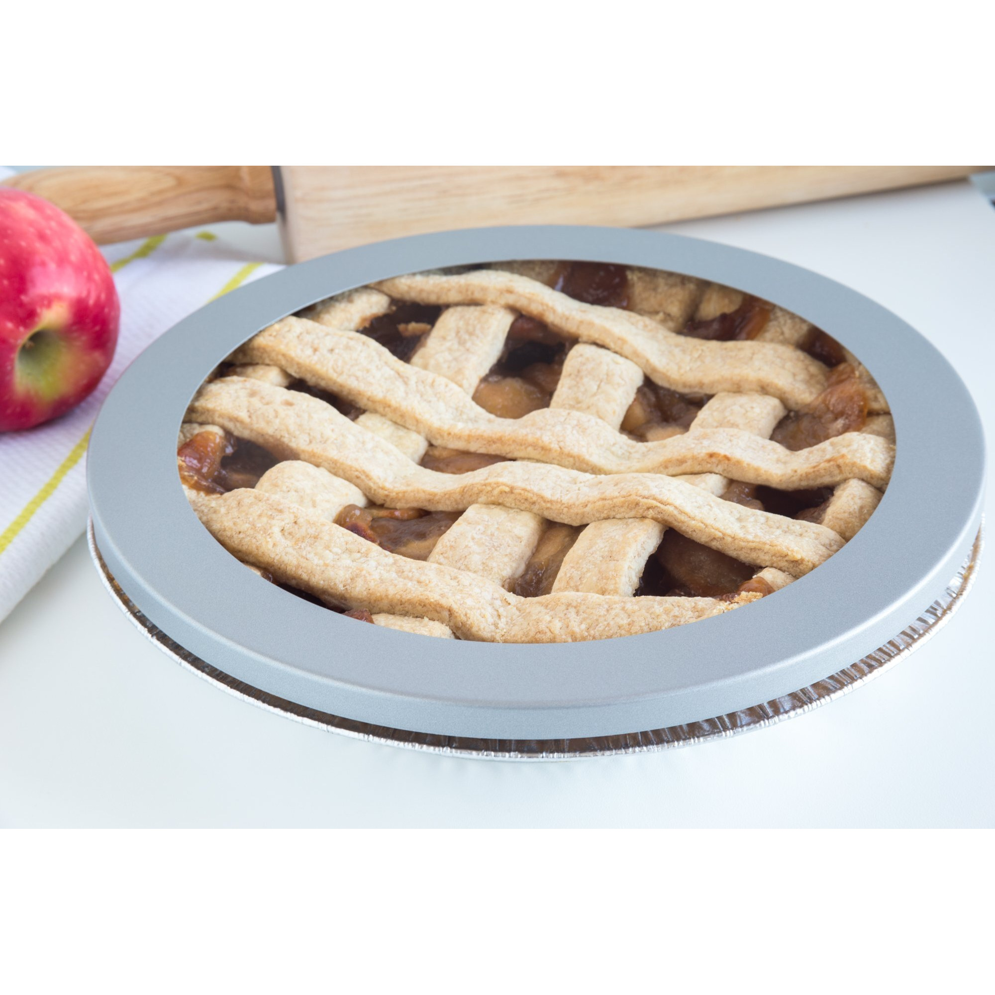 Fox Run One Piece Pie Crust Shield, Carbon Steel, 10-Inch
