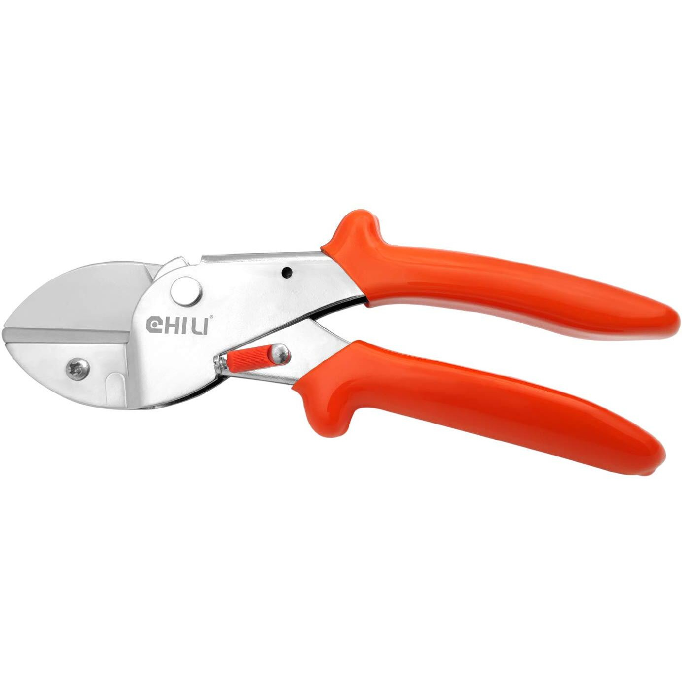 Chili Tools 7"" Pruning Shears With Sk-5 Blades, Bypass Anvil Pruner, Hand Pruner, Clippers For Gardening Tools, Hi-Leverage Type (  17Mm), Made In Taiwan