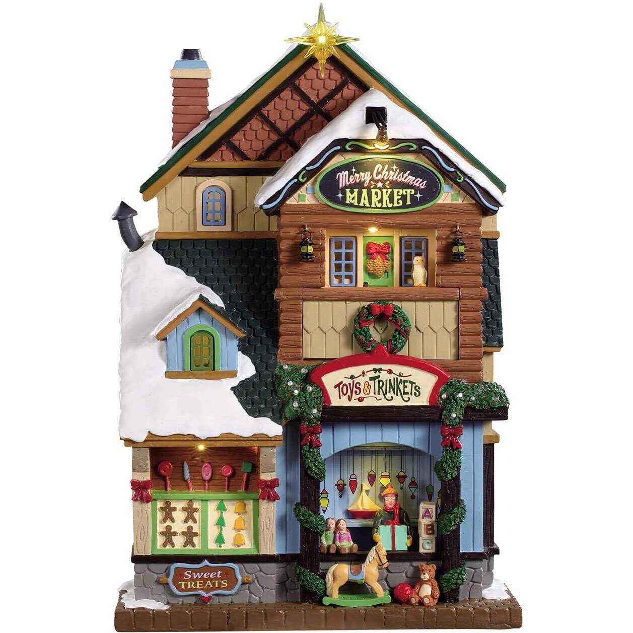 Lemax Village Collection Merry Christmas Market 95471