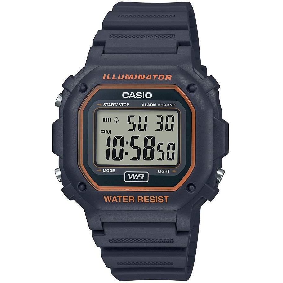 Casio Unisex F-108Wh-8A2Cf Illuminator Digital Display Quartz Black Watch