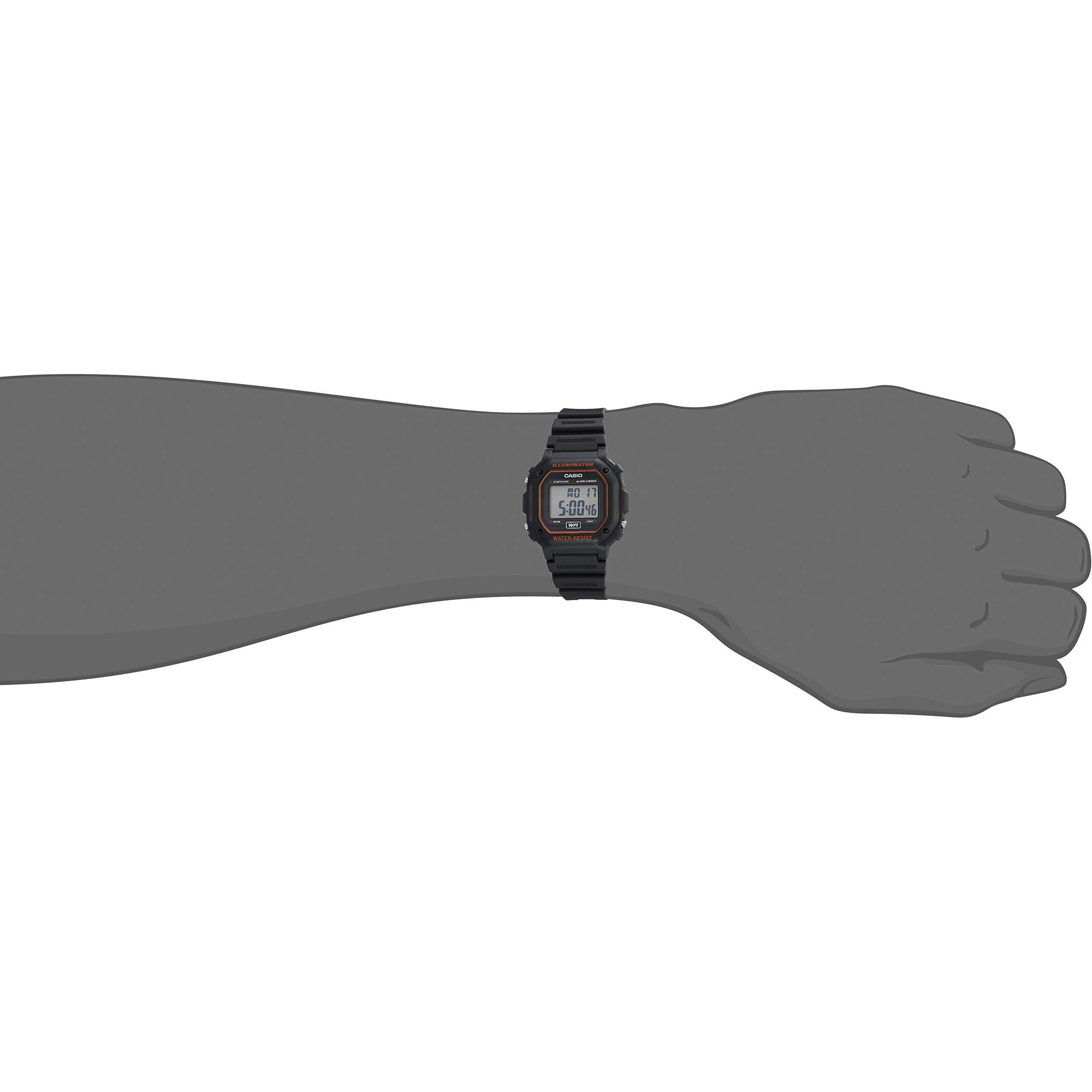 Casio Unisex F-108Wh-8A2Cf Illuminator Digital Display Quartz Black Watch