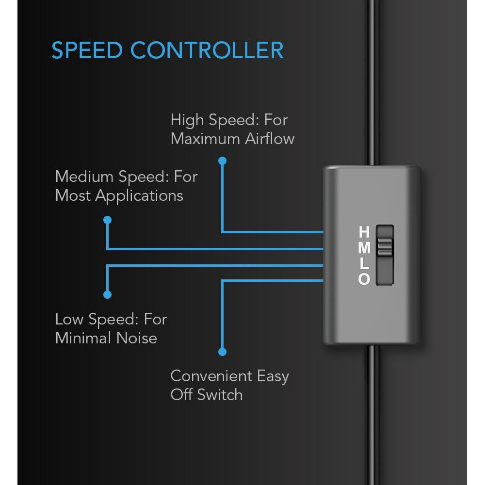 Ac Infinity Multifan S1, Quiet 80Mm Usb Fan, Ul-Certified For Receiver Dvr Playstation Xbox Computer Cabinet Cooling
