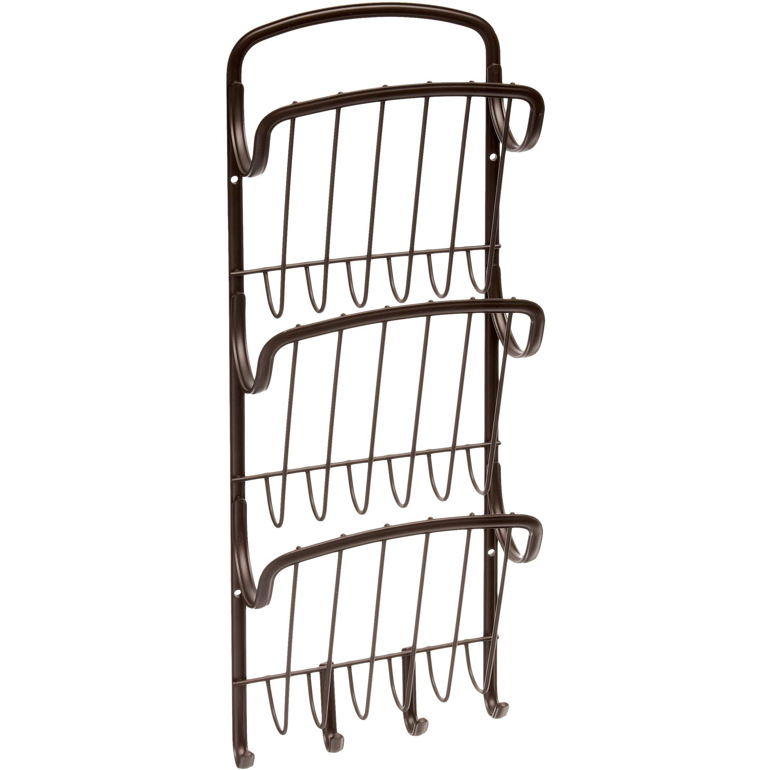 Spectrum Diversified Ashley Vertical Letter Holder & Key Rack, Wall Mount, Bronze