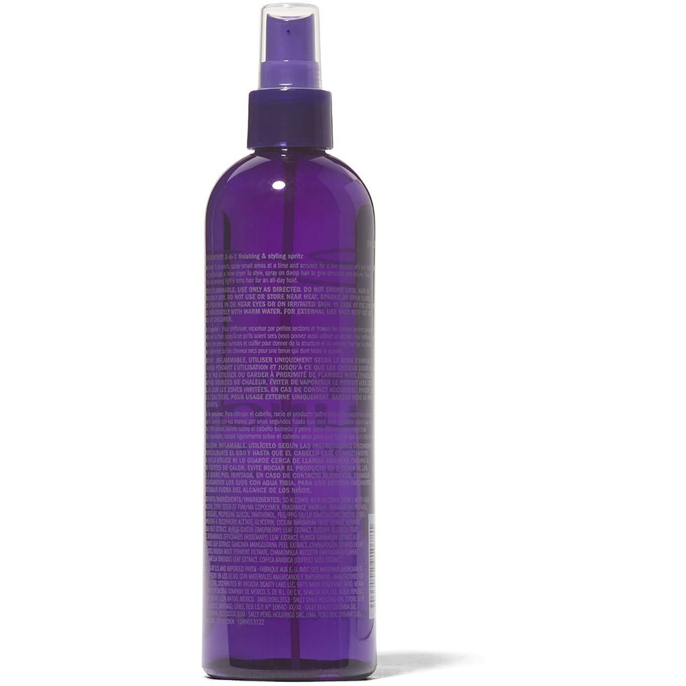 Beyond The Zone The Scruncher 3-In-1 Spray, Defines Curls And Waves, Natural Organic Extracts, 12 Oz