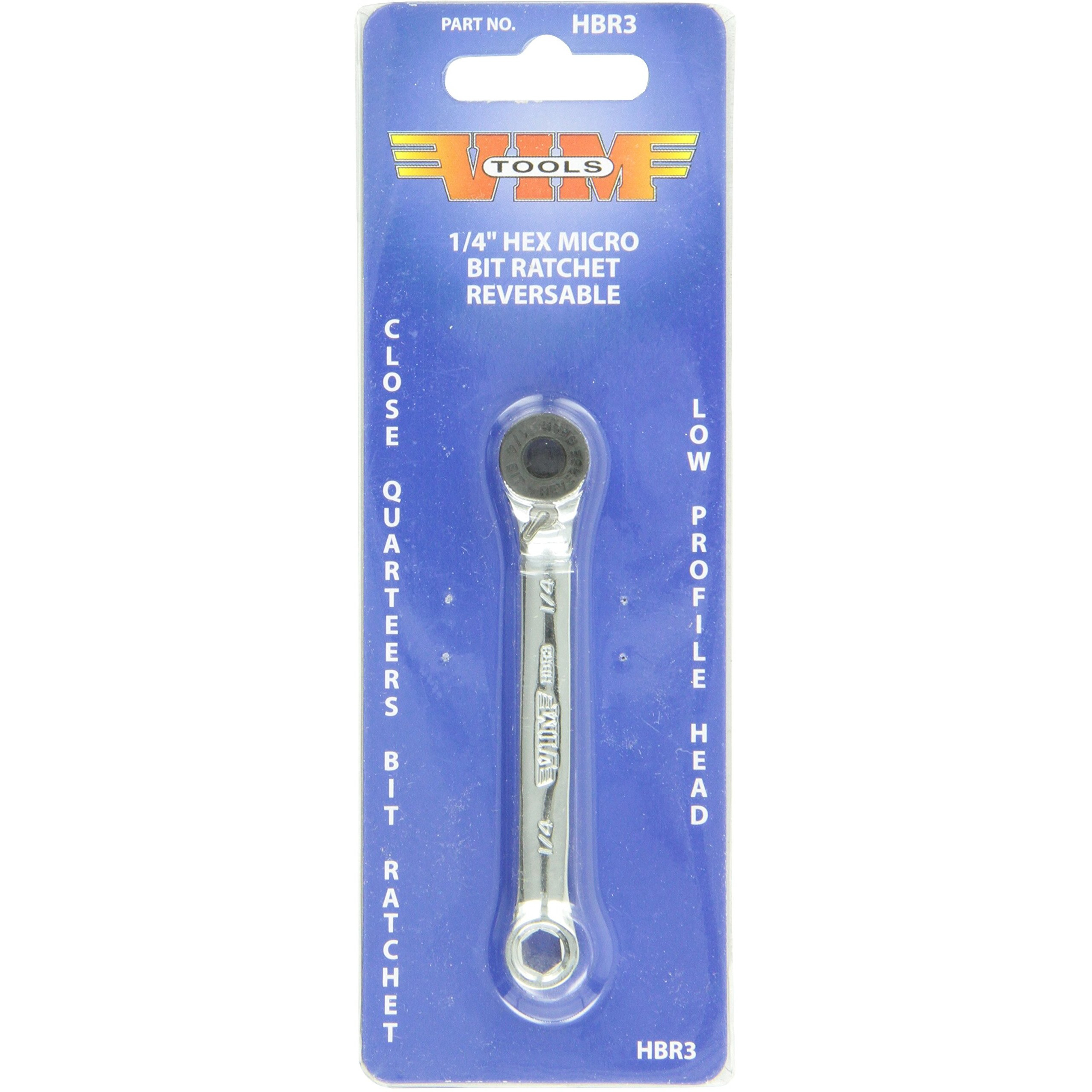 Vim Tools Hbr3 Double Ended 1/4"" Hex Bit Ratchet